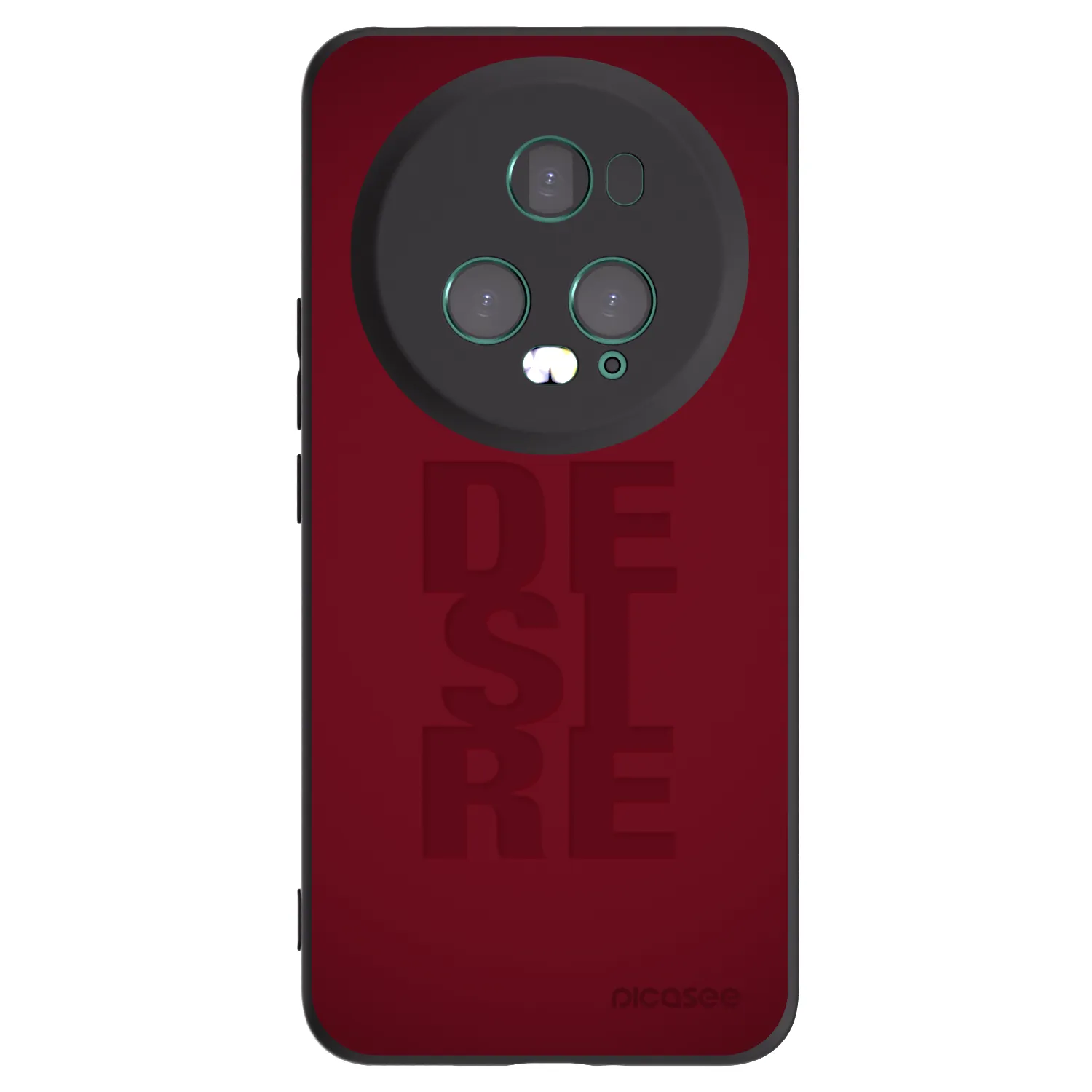 Picasee silikonowe czarne etui na Honor Magic5 Pro - Desire
