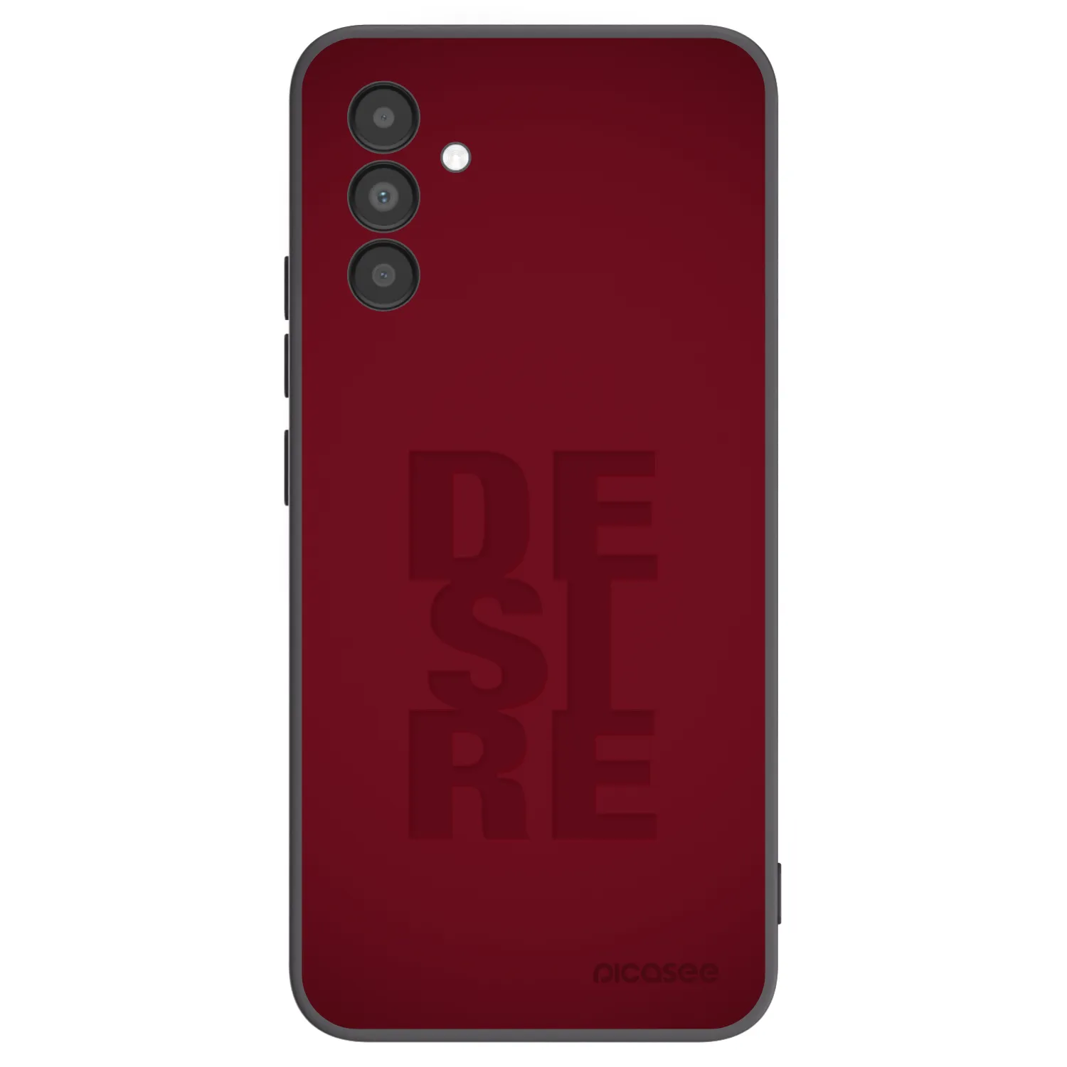 Picasee silikonowe czarne etui na Samsung Galaxy A04s A047F - Desire