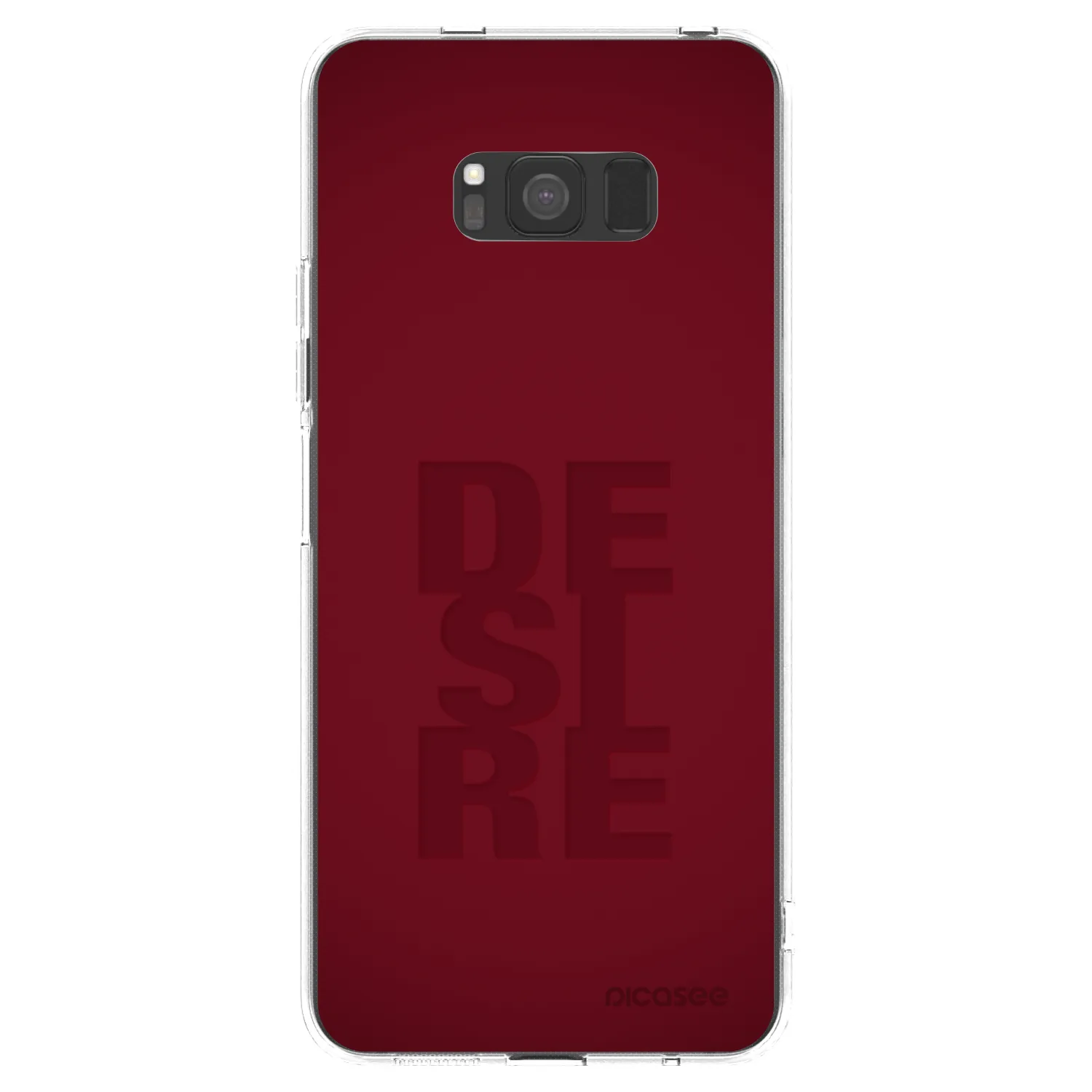 Picasee silikonowe przeźroczyste etui na Samsung Galaxy S8 G950F - Desire