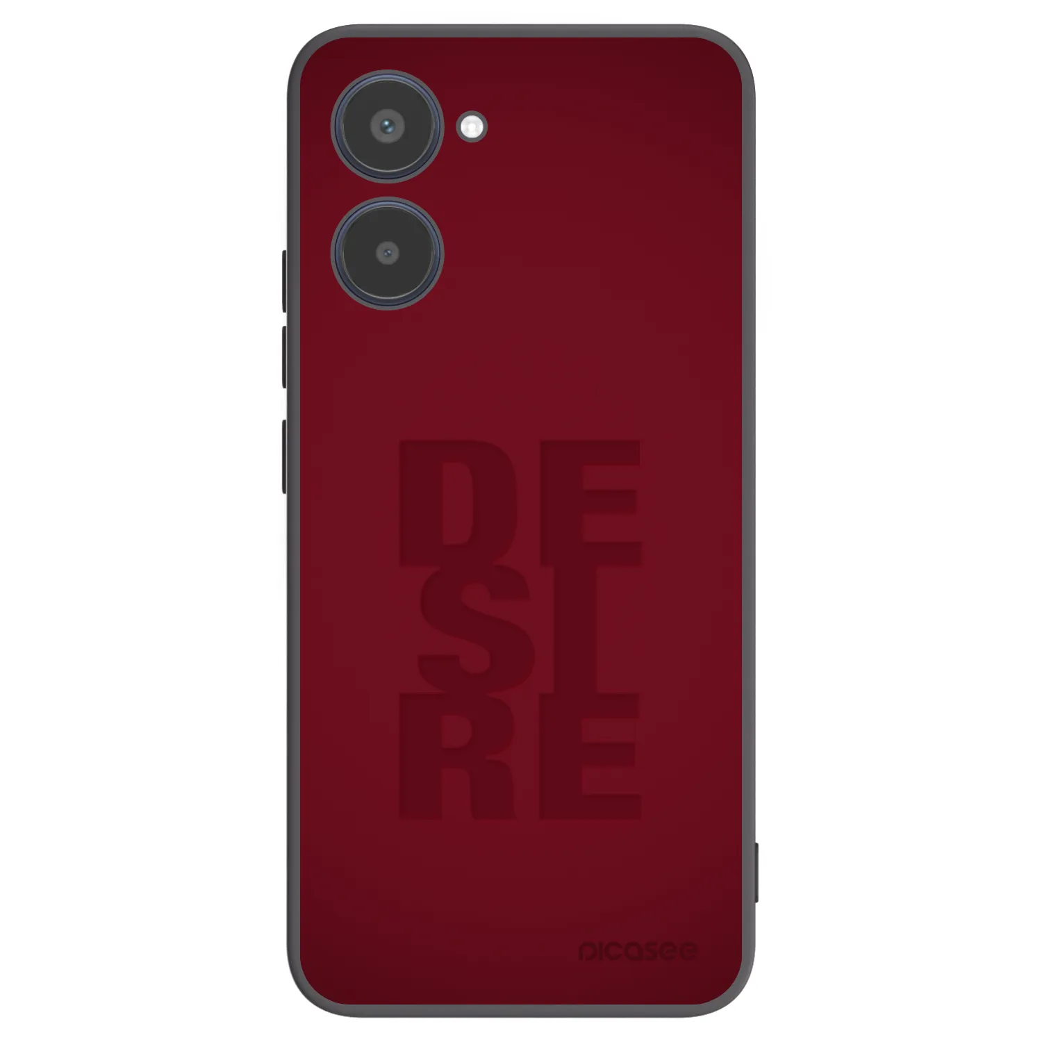 Picasee silikonowe czarne etui na Realme 10 4G - Desire
