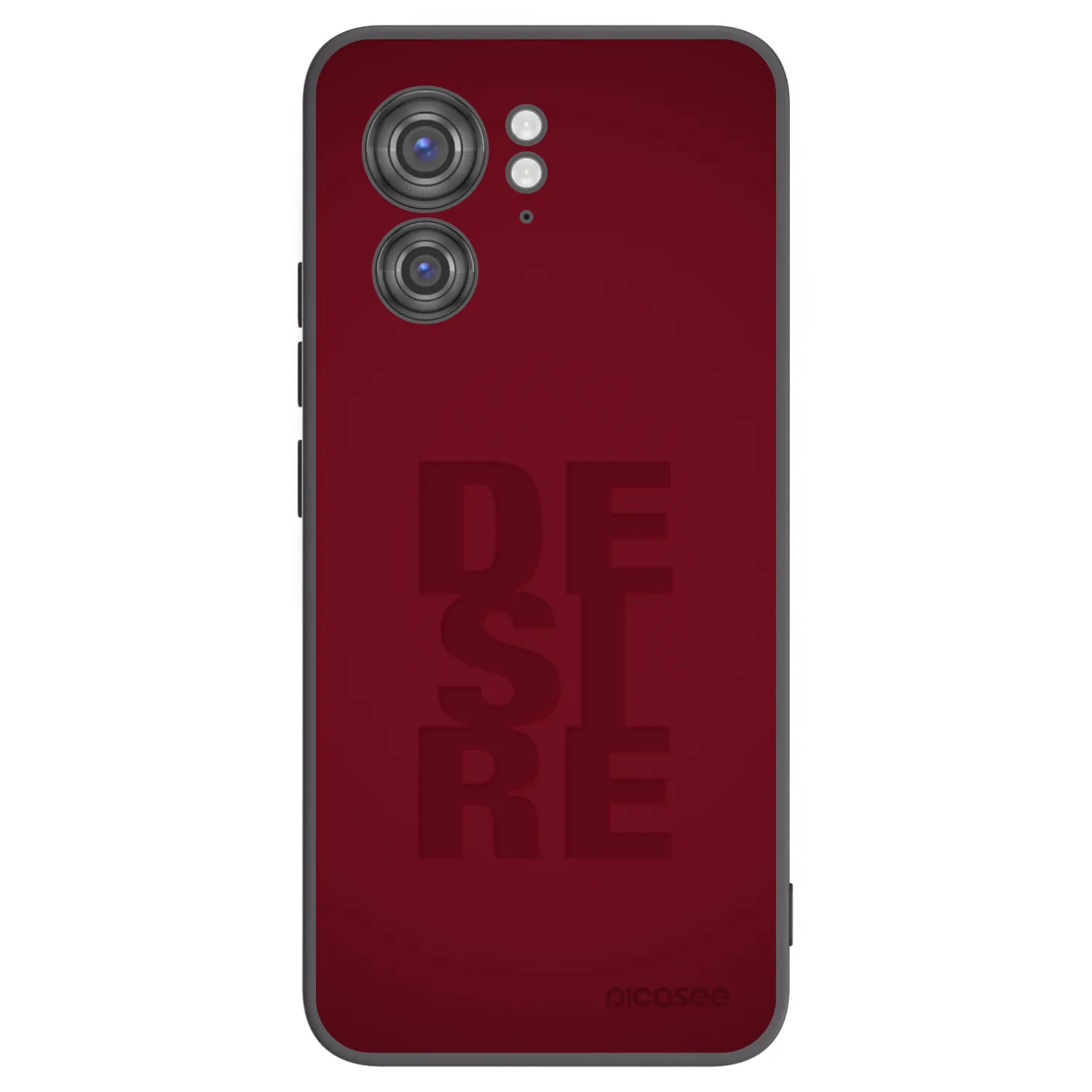 Picasee silikonowe czarne etui na Motorola Edge 40 - Desire