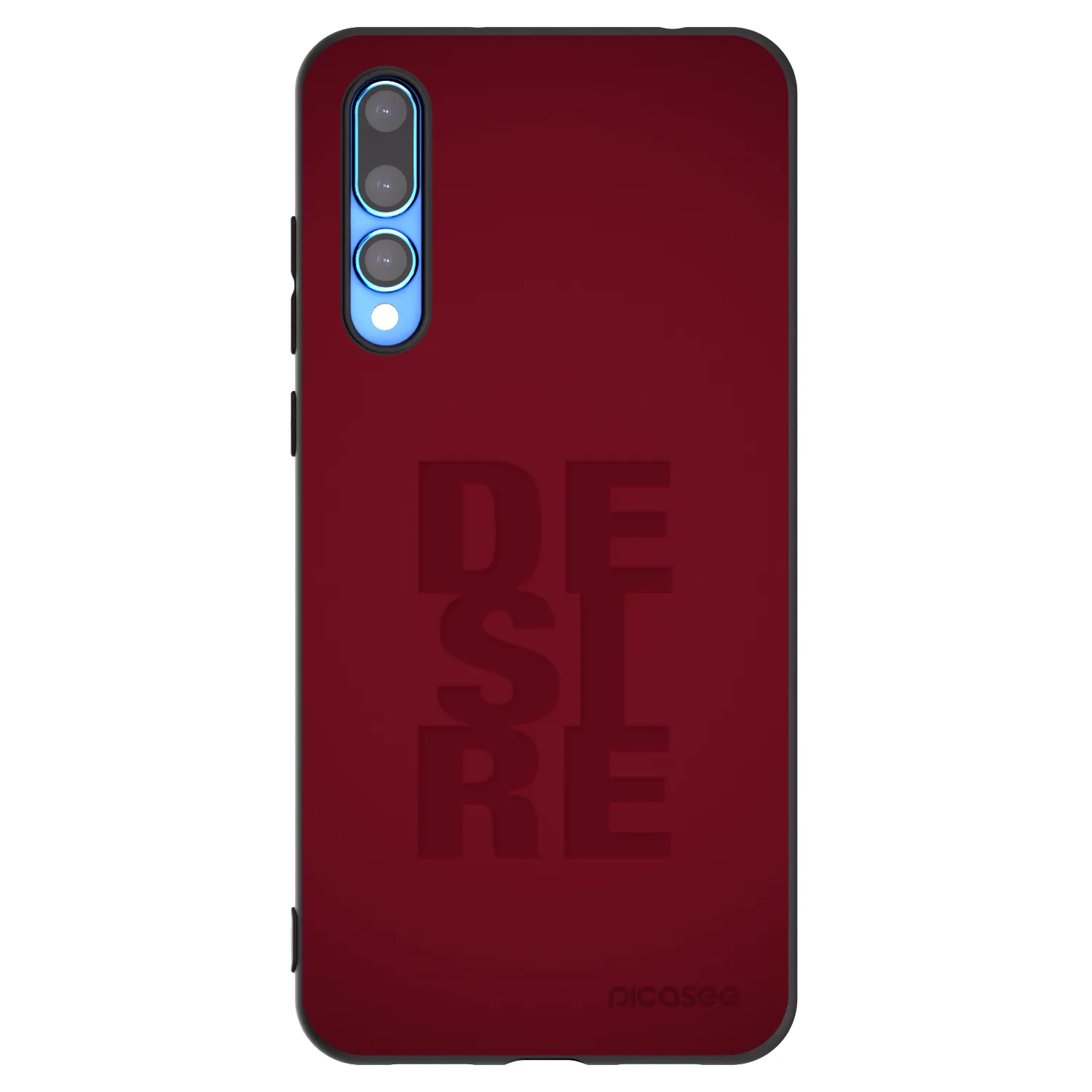 Picasee silikonowe czarne etui na Huawei P20 Pro - Desire
