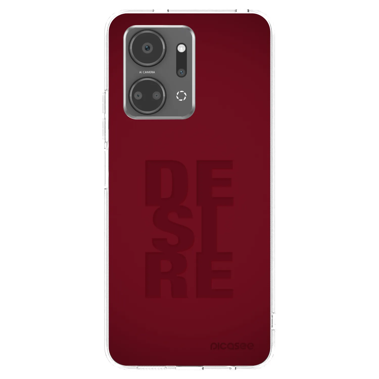 Picasee silikonowe przeźroczyste etui na Honor X7a - Desire