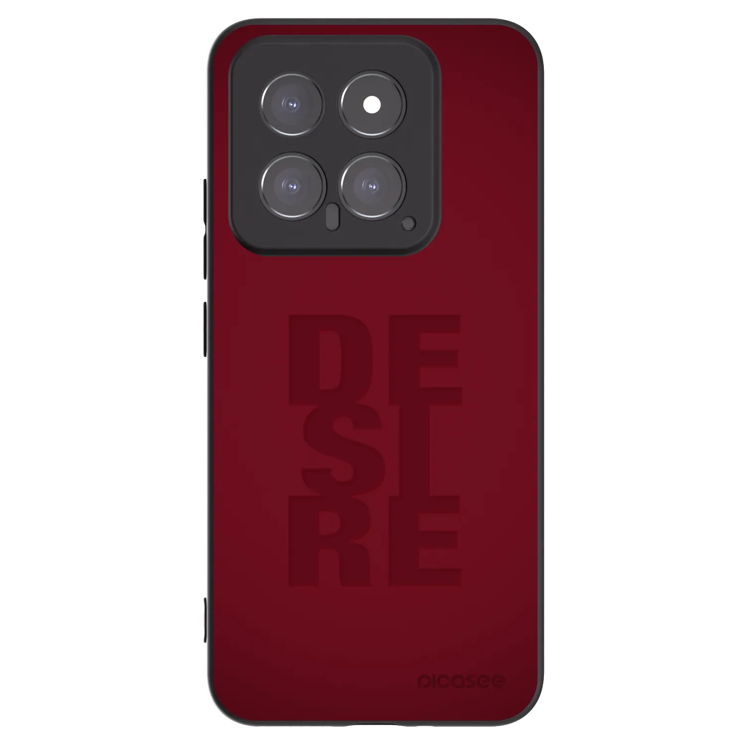 Picasee silikonowe czarne etui na Xiaomi 14 - Desire