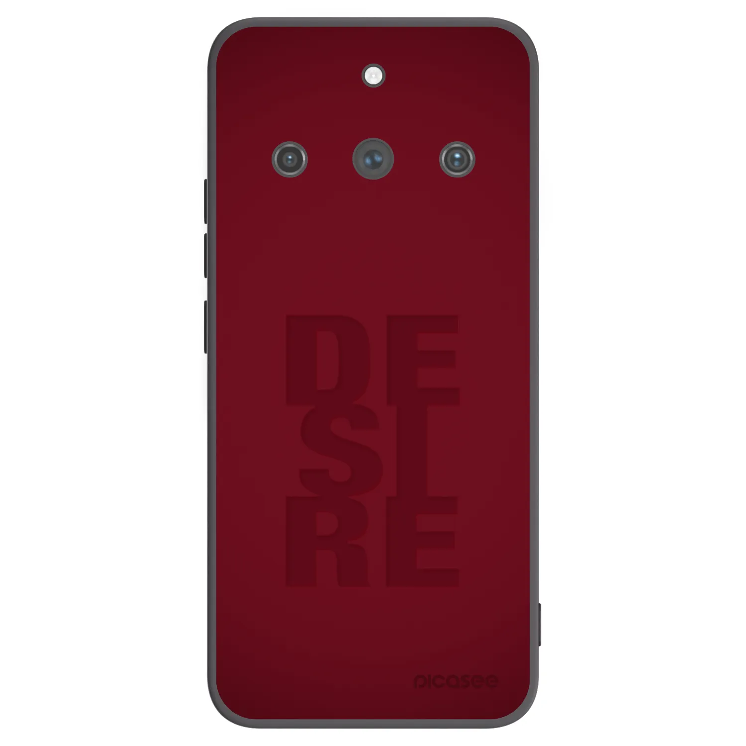 Picasee silikonowe czarne etui na Realme 11 Pro+ - Desire