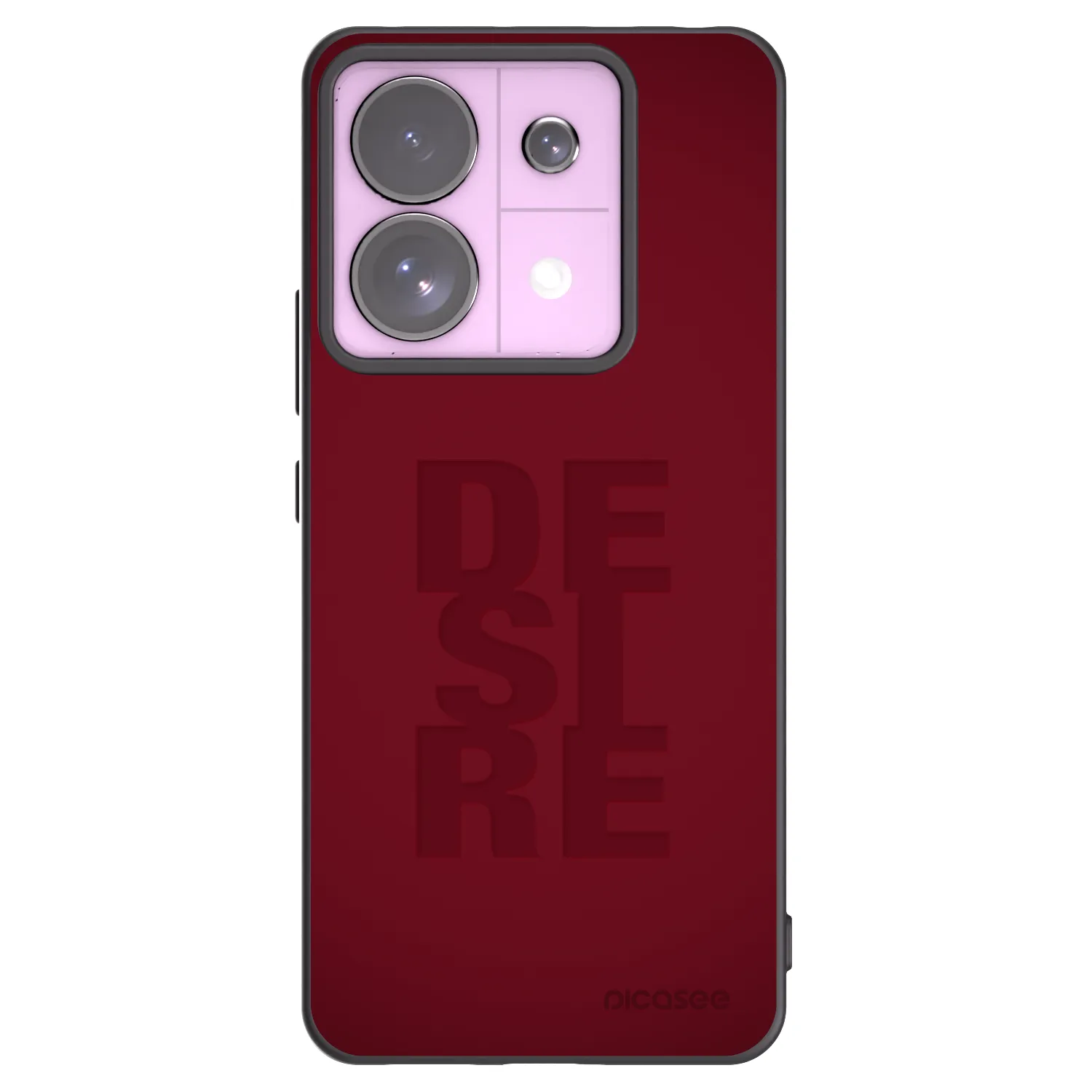 Picasee silikonowe czarne etui na Xiaomi Redmi Note 13 Pro 5G - Desire