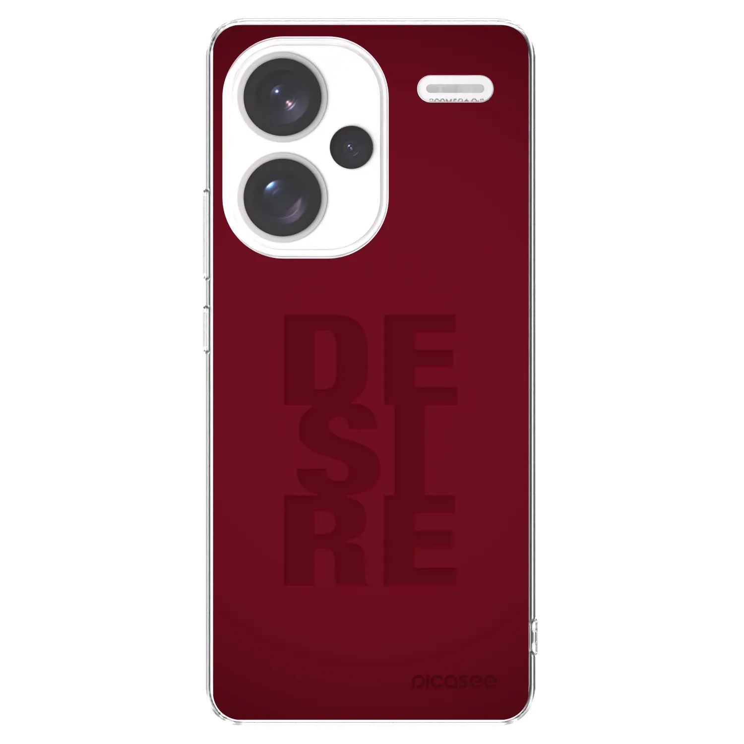 Picasee silikonowe przeźroczyste etui na Xiaomi Redmi Note 13 Pro+ 5G - Desire