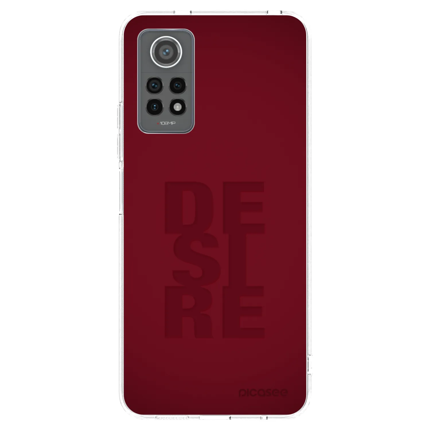 Picasee silikonowe przeźroczyste etui na Xiaomi Redmi Note 12 Pro 4G - Desire