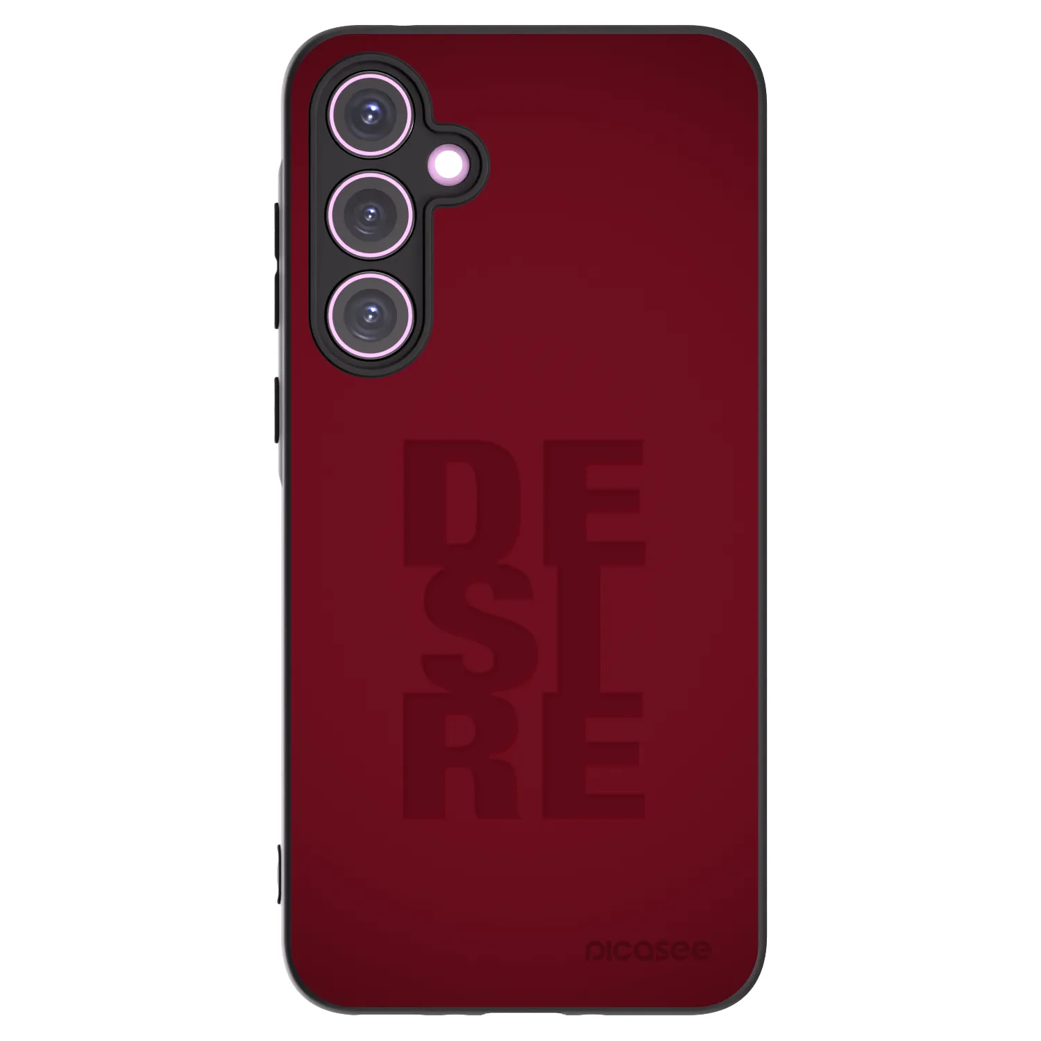 Picasee silikonowe czarne etui na Samsung Galaxy A35 5G A356B - Desire