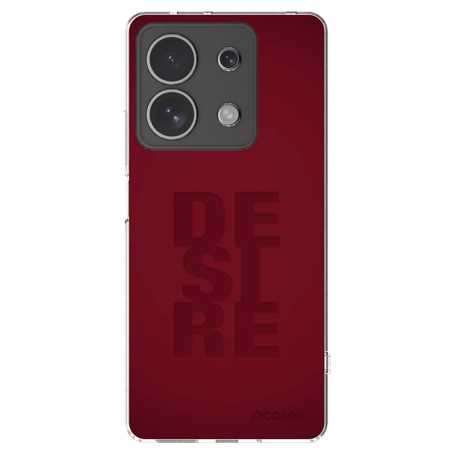 Picasee silikonowe przeźroczyste etui na Xiaomi Redmi Note 13 4G - Desire