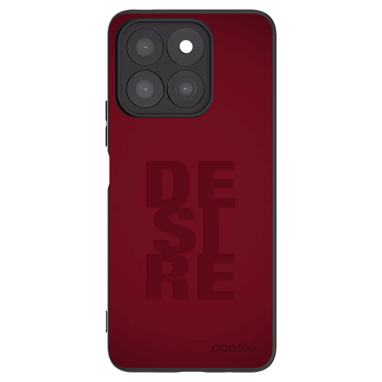Picasee silikonowe czarne etui na Honor X8b - Desire