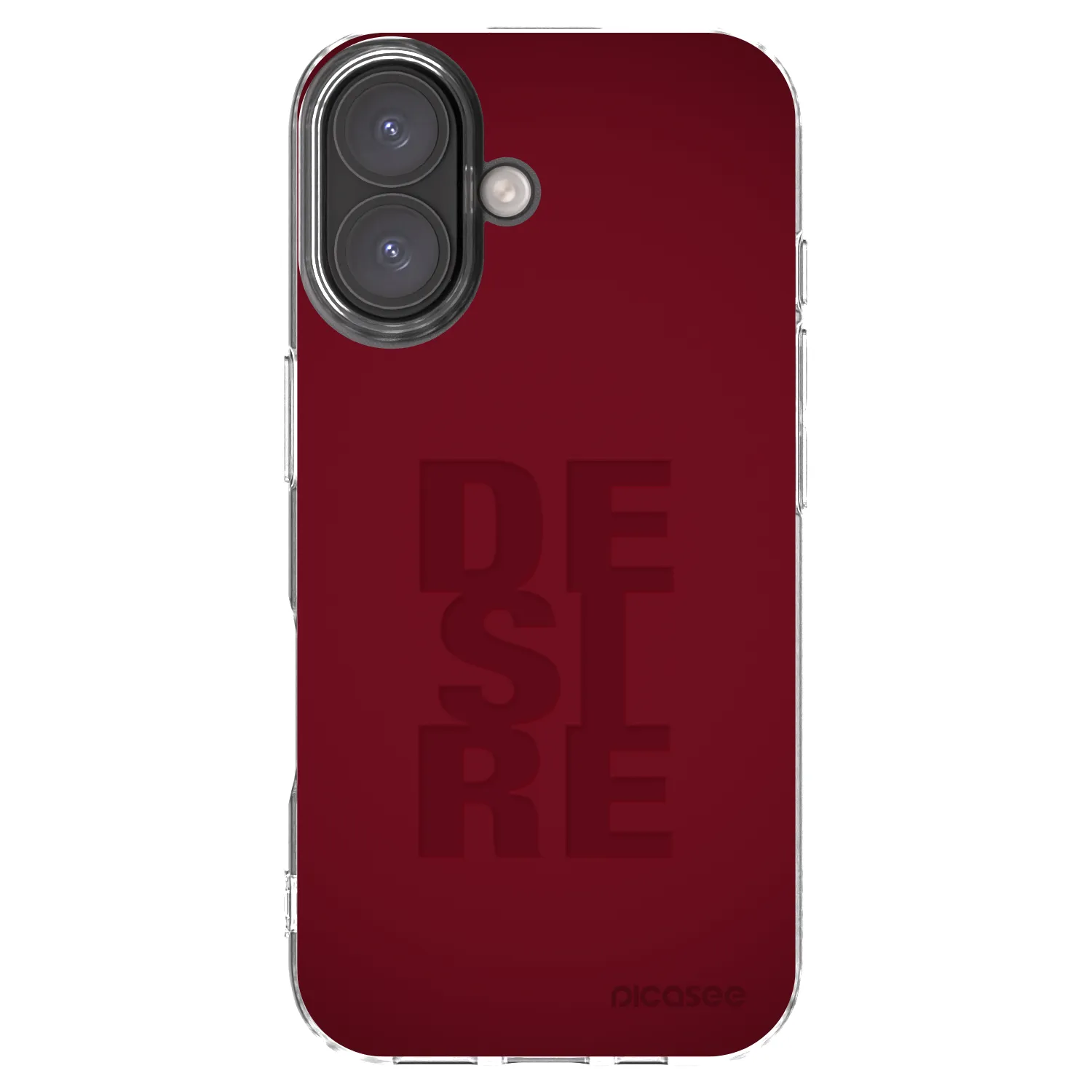 Picasee silikonowe przeźroczyste etui na Apple iPhone 16 - Desire