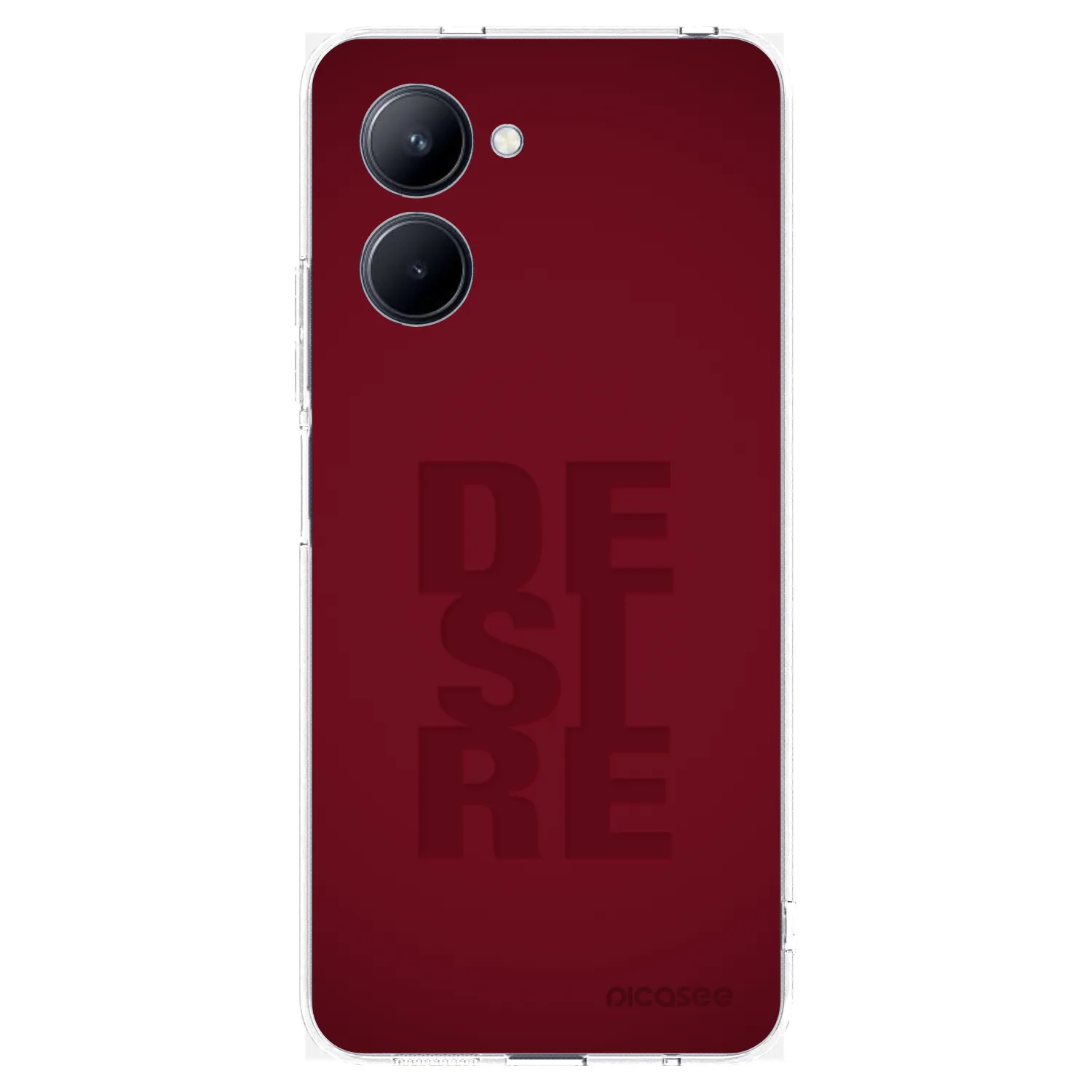 Picasee silikonowe przeźroczyste etui na Realme C33 (2023) - Desire