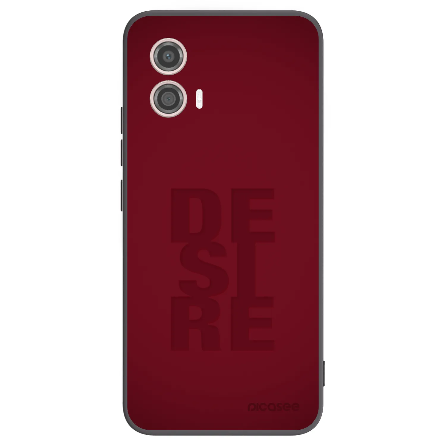 Picasee silikonowe czarne etui na Motorola Moto G53 5G - Desire