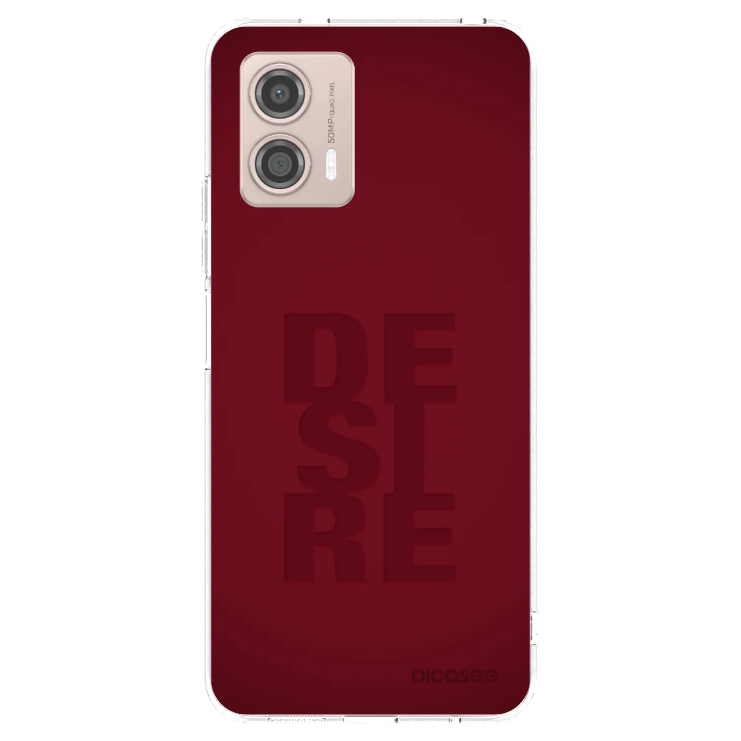 Picasee silikonowe przeźroczyste etui na Motorola Moto G53 5G - Desire