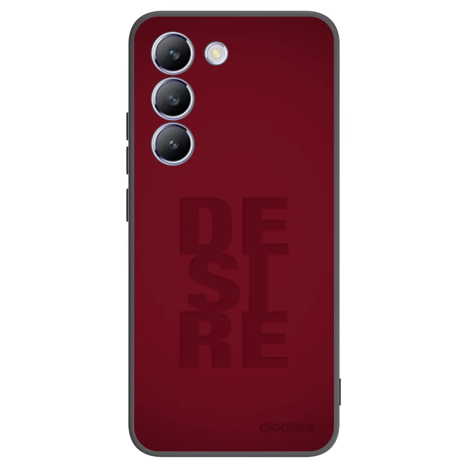 Picasee silikonowe czarne etui na Vivo V40 SE 5G - Desire