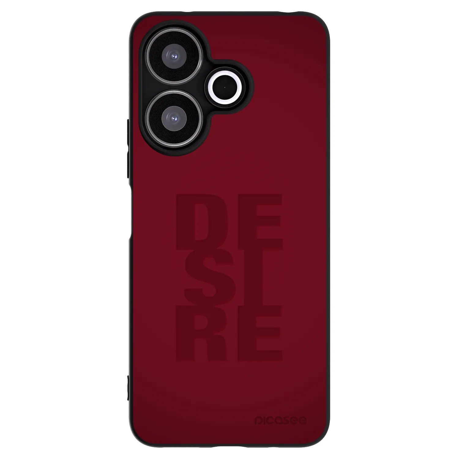 Picasee silikonowe czarne etui na Xiaomi Redmi 13 4G - Desire