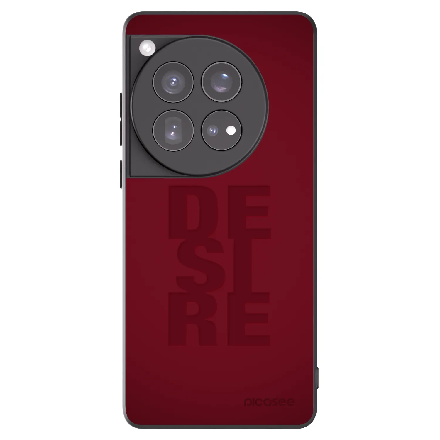 Picasee silikonowe czarne etui na OnePlus 12 5G - Desire