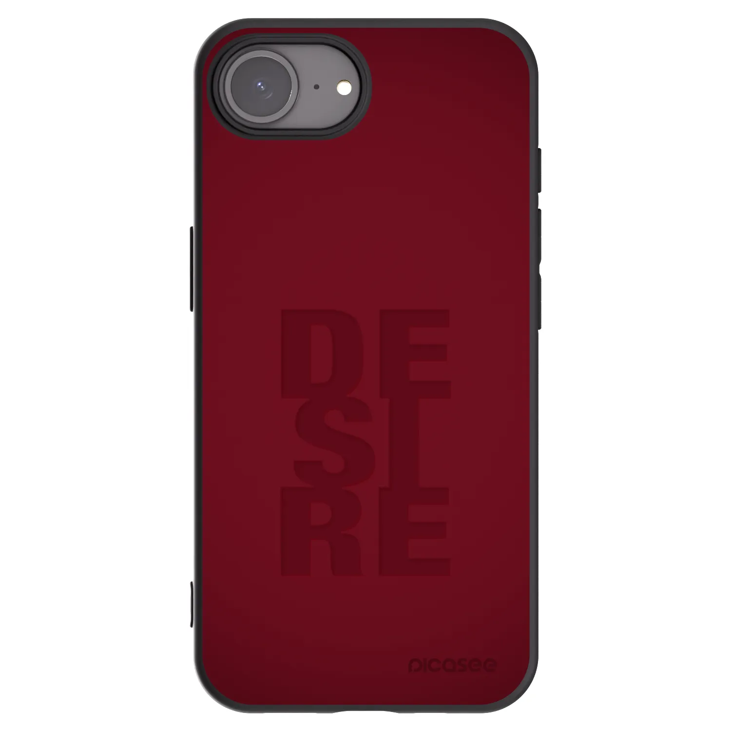 Picasee silikonowe czarne etui na Apple iPhone 16e - Desire