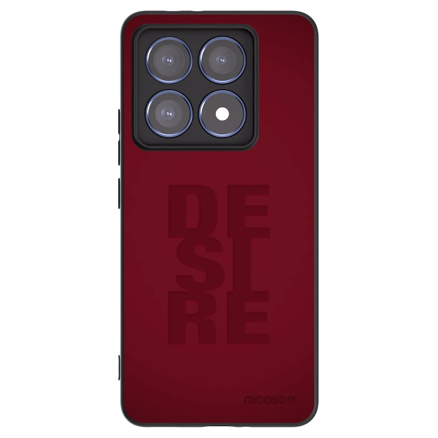 Picasee silikonowe czarne etui na Xiaomi 14T Pro - Desire