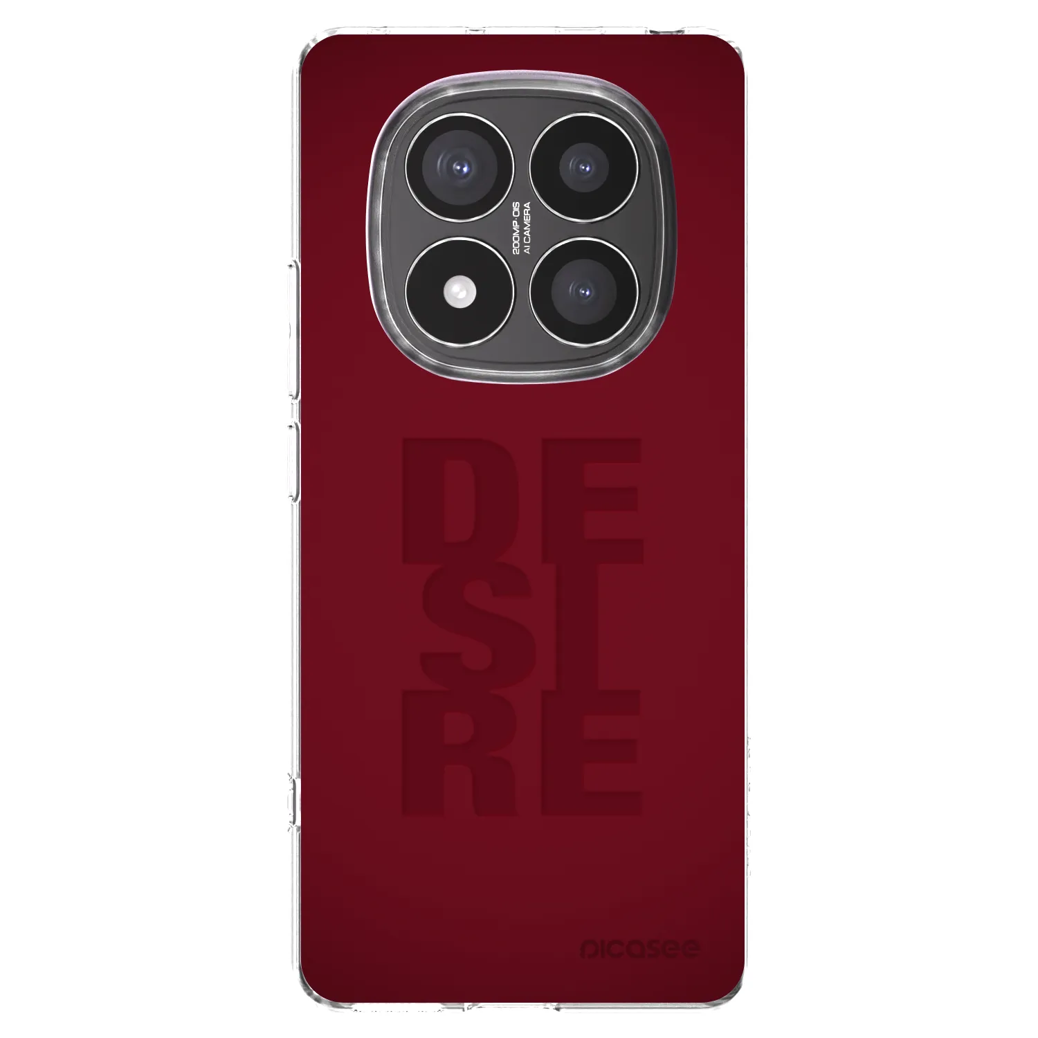 Picasee silikonowe przeźroczyste etui na Xiaomi Redmi Note 14 Pro+ 5G - Desire