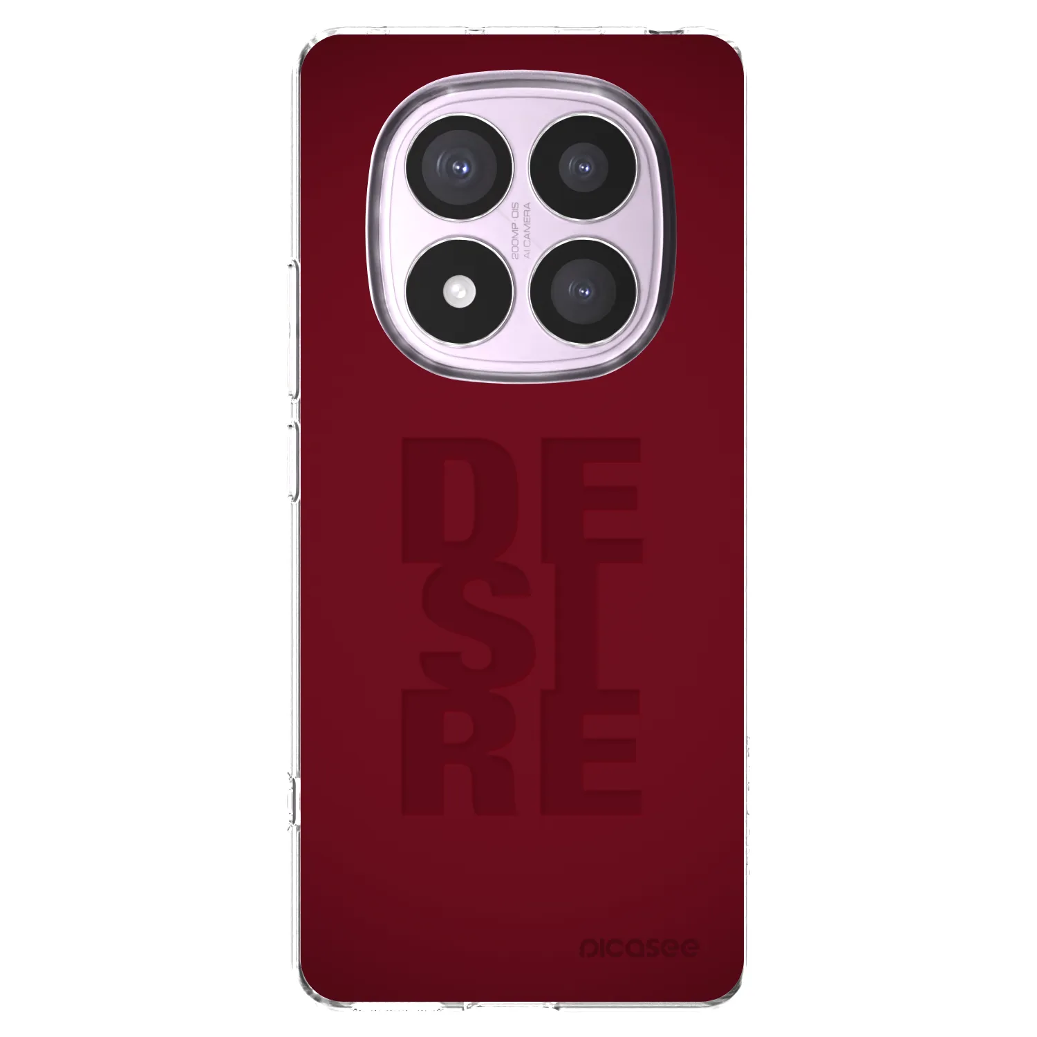 Picasee silikonowe przeźroczyste etui na Xiaomi Redmi Note 14 Pro 5G - Desire