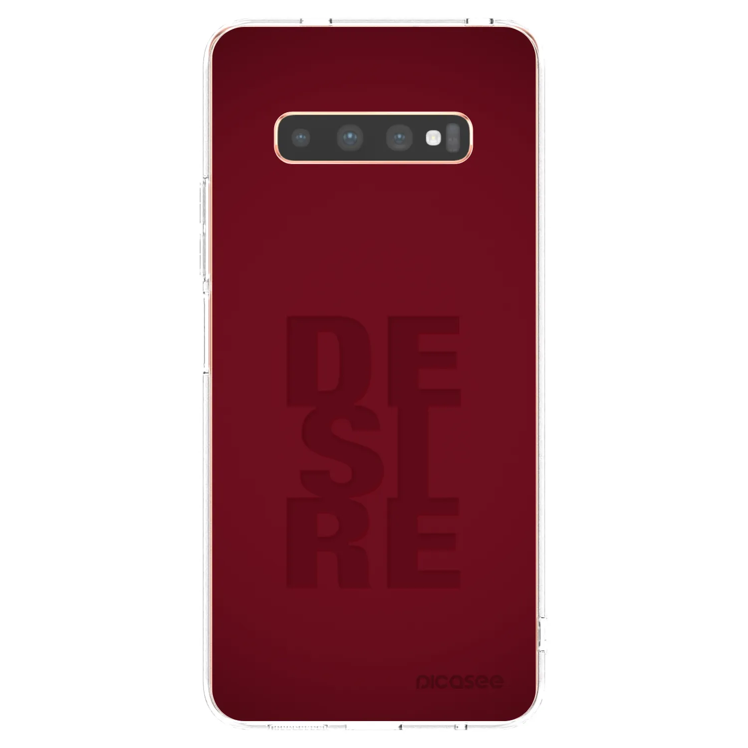 Picasee silikonowe przeźroczyste etui na Samsung Galaxy S10 Plus G975 - Desire