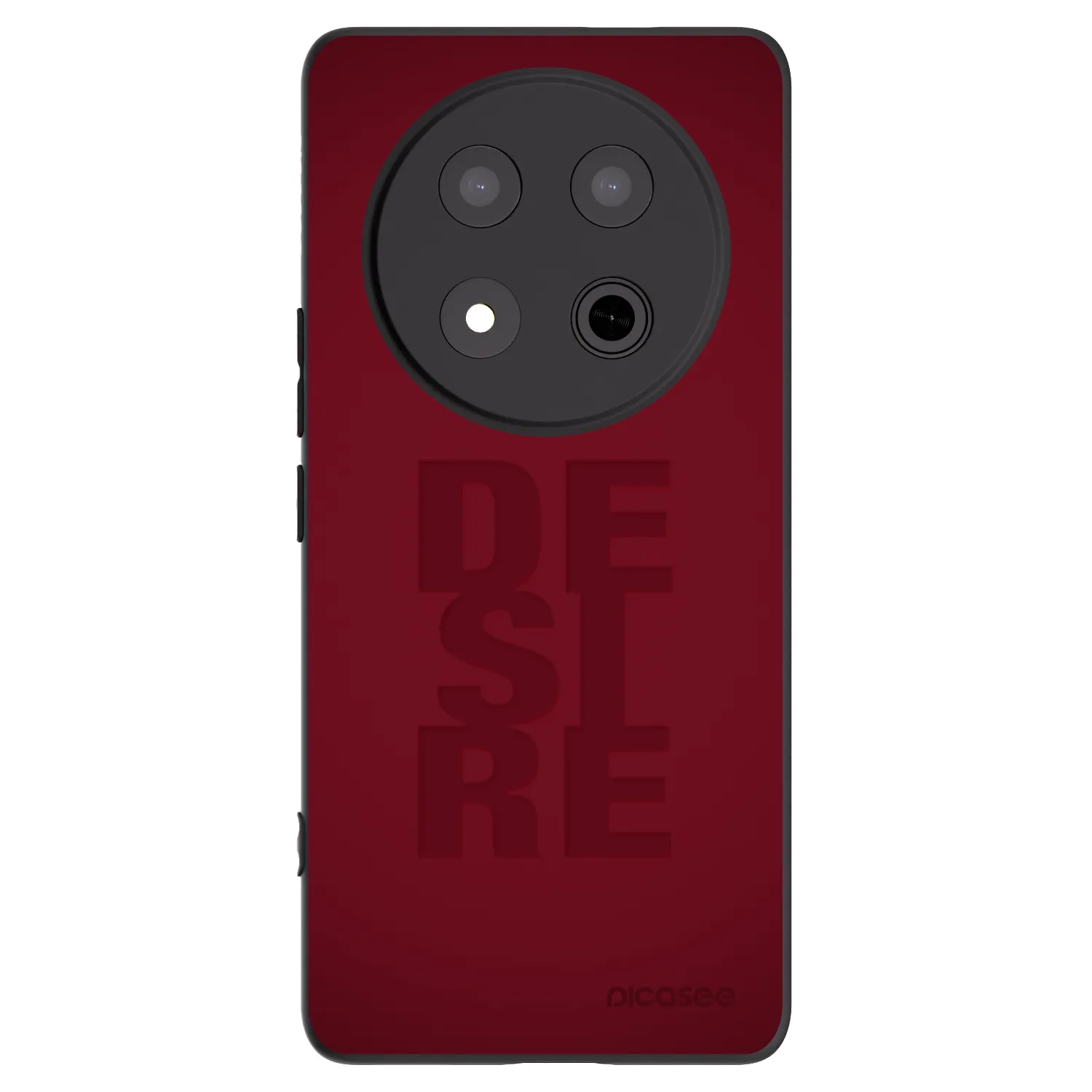 Picasee silikonowe czarne etui na Honor Magic7 Lite 5G - Desire