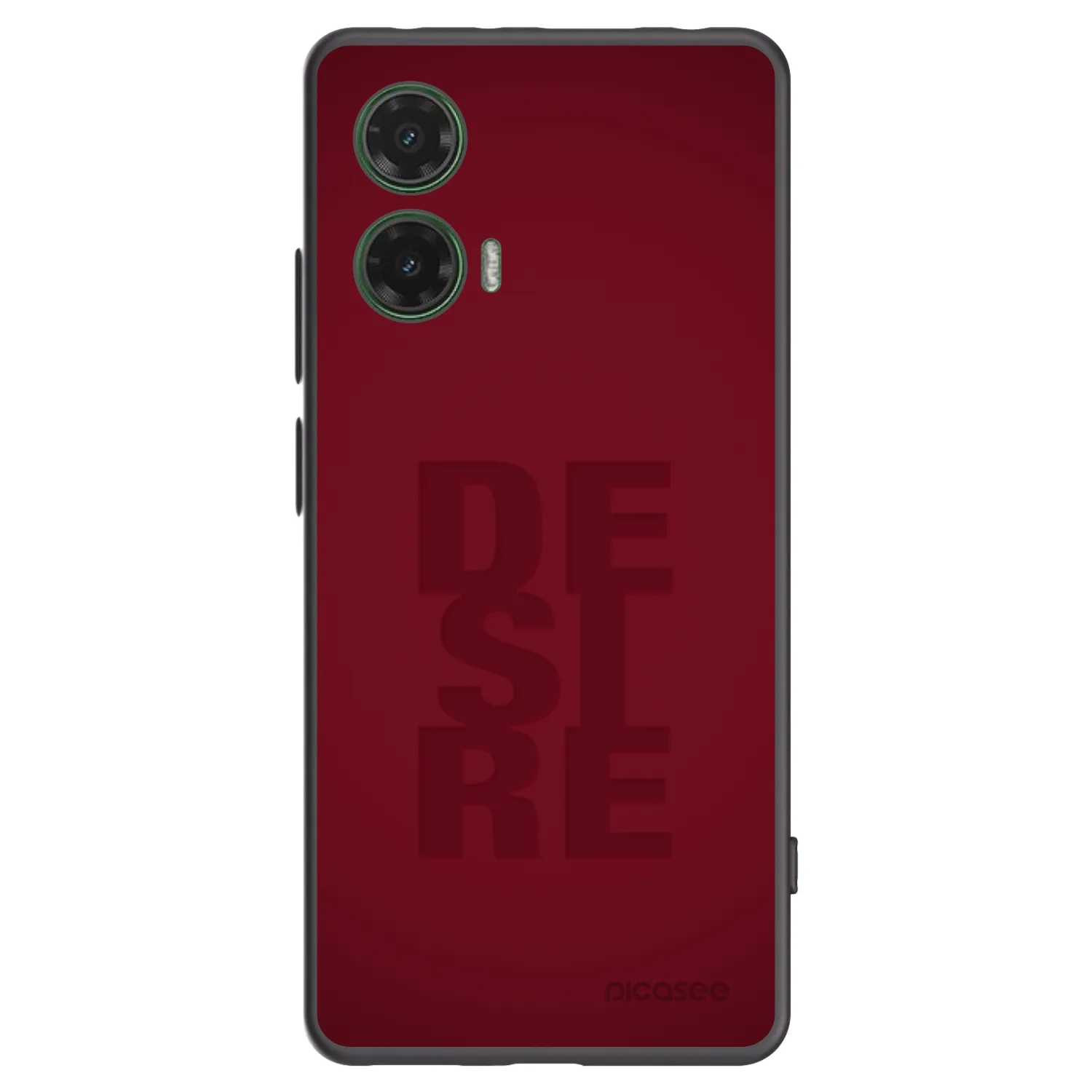 Picasee silikonowe czarne etui na Motorola Moto G35 5G - Desire