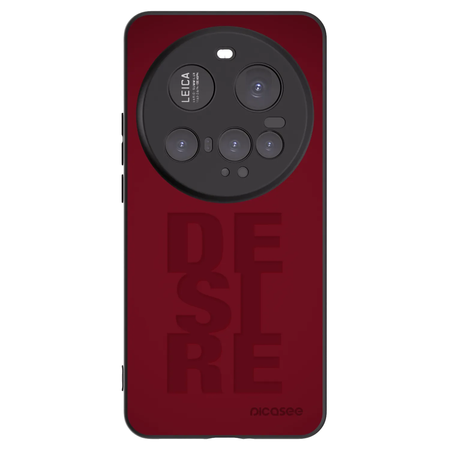 Picasee silikonowe czarne etui na Xiaomi 15 Ultra - Desire
