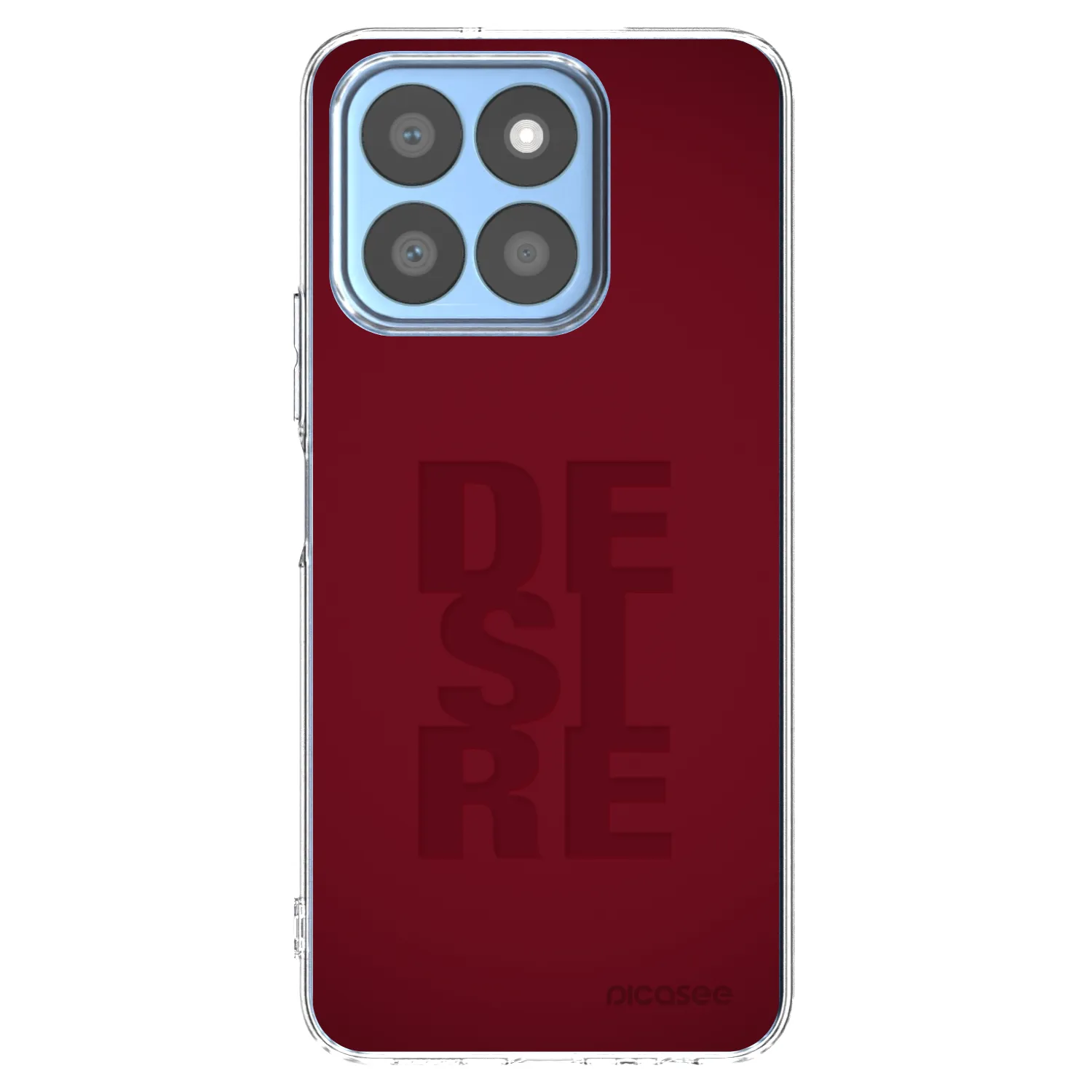 Picasee silikonowe przeźroczyste etui na Honor X8c - Desire