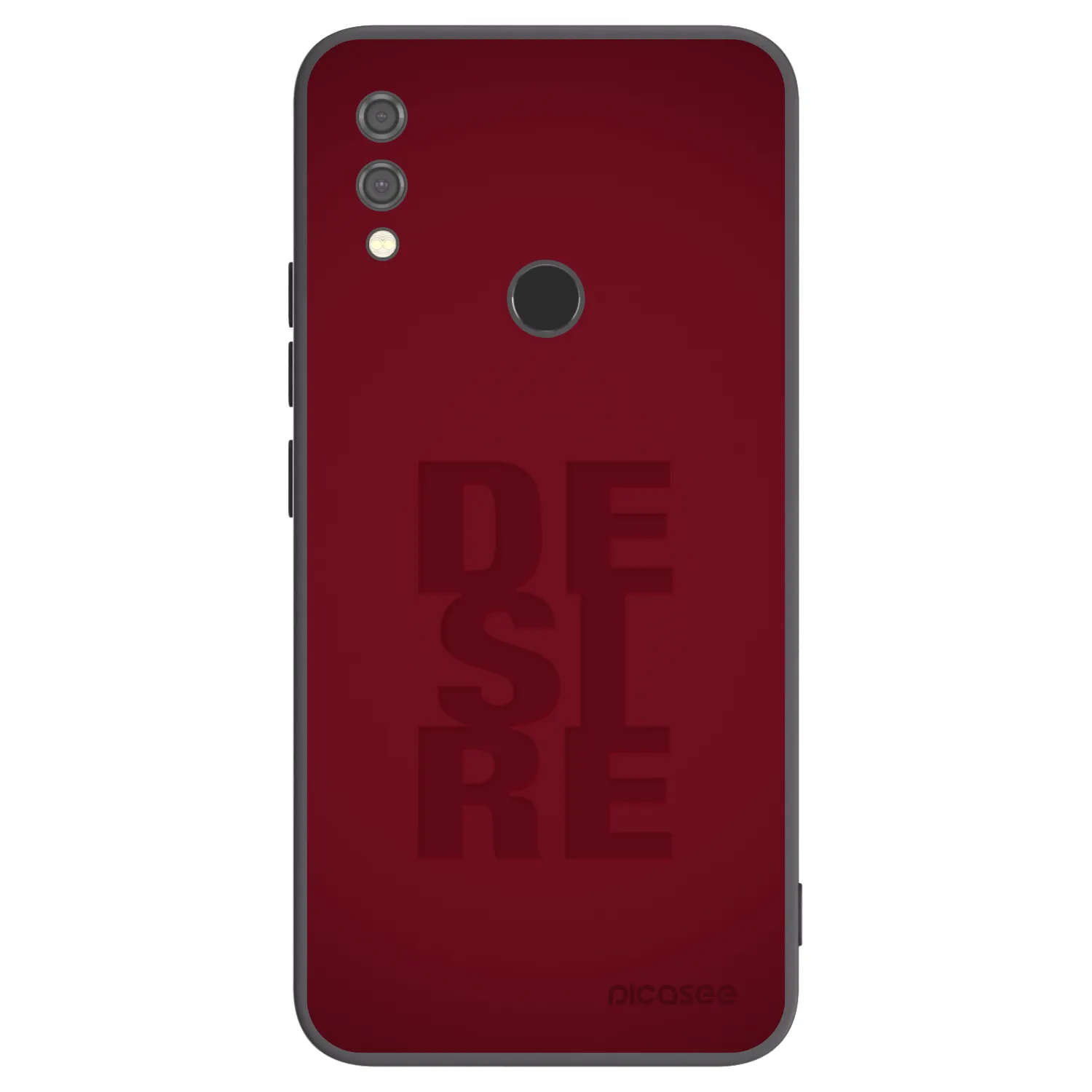 Picasee silikonowe czarne etui na Xiaomi Redmi Note 7 - Desire