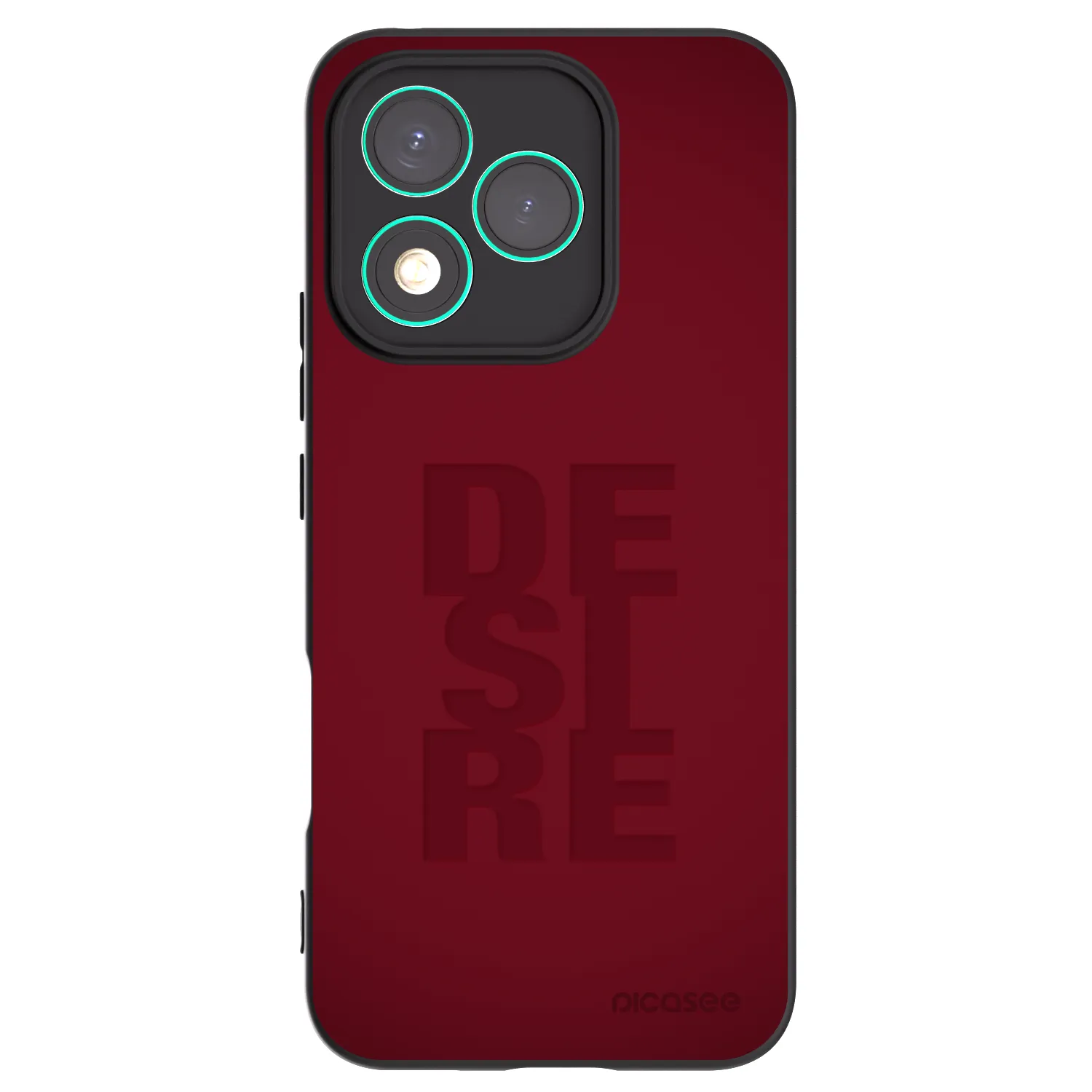 Picasee silikonowe czarne etui na Honor 400 Lite 5G - Desire