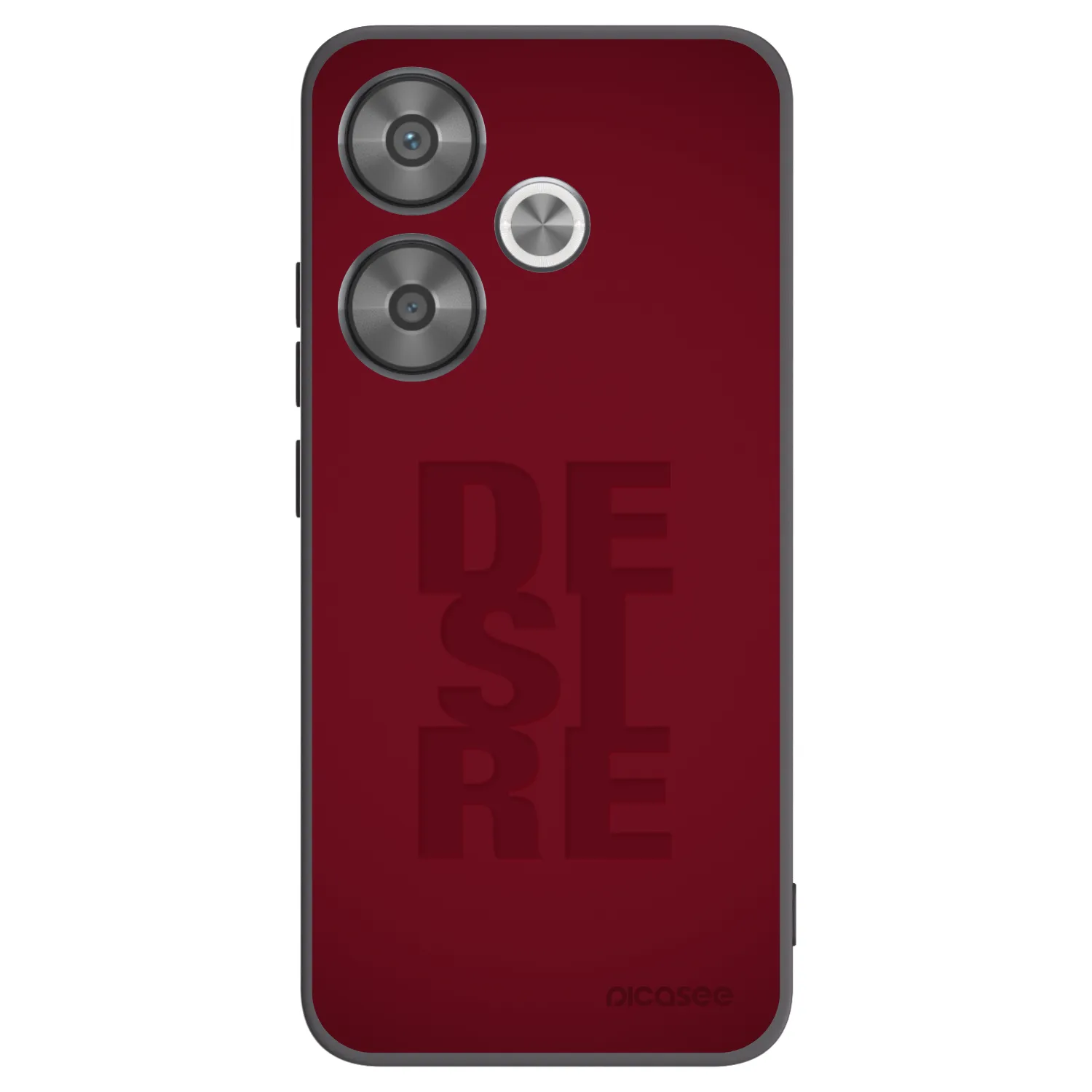 Picasee silikonowe czarne etui na Xiaomi Poco F6 - Desire