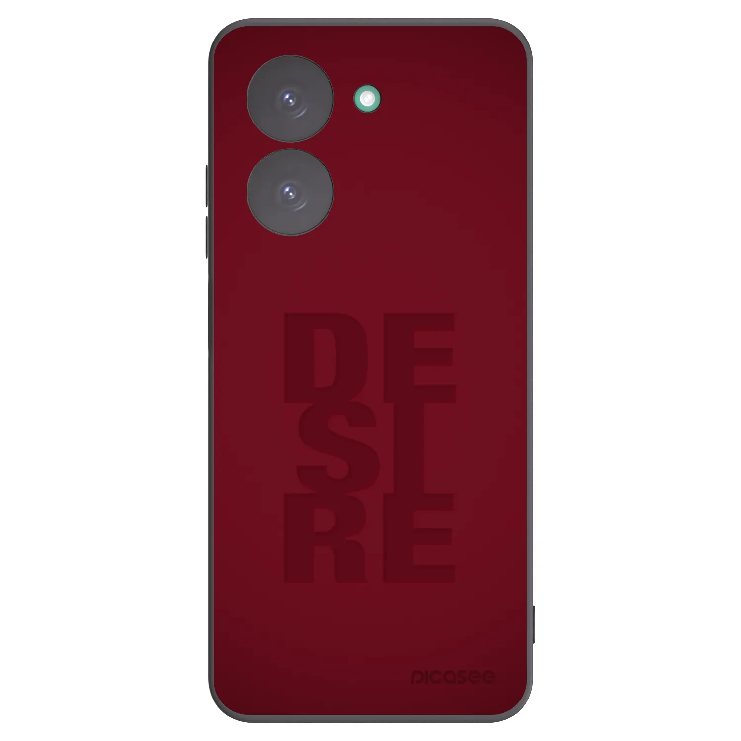Picasee silikonowe czarne etui na Xiaomi Redmi A5 - Desire