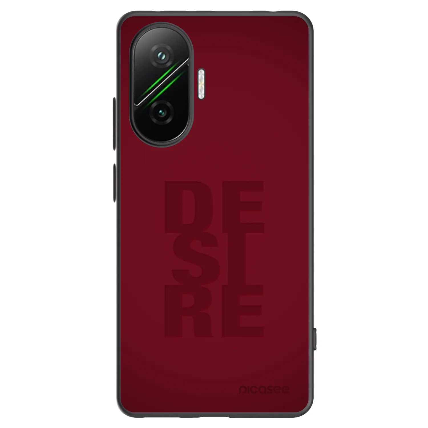Picasee silikonowe czarne etui na Xiaomi Poco F7 Pro 5G - Desire