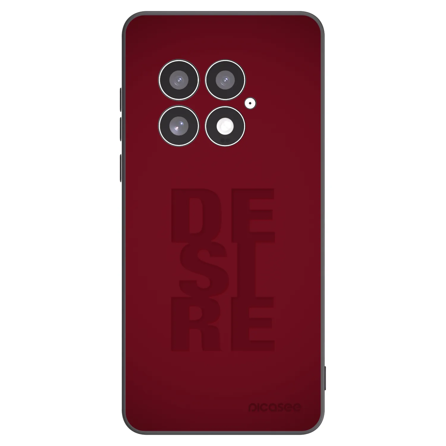 Picasee silikonowe czarne etui na OnePlus 13 5G - Desire
