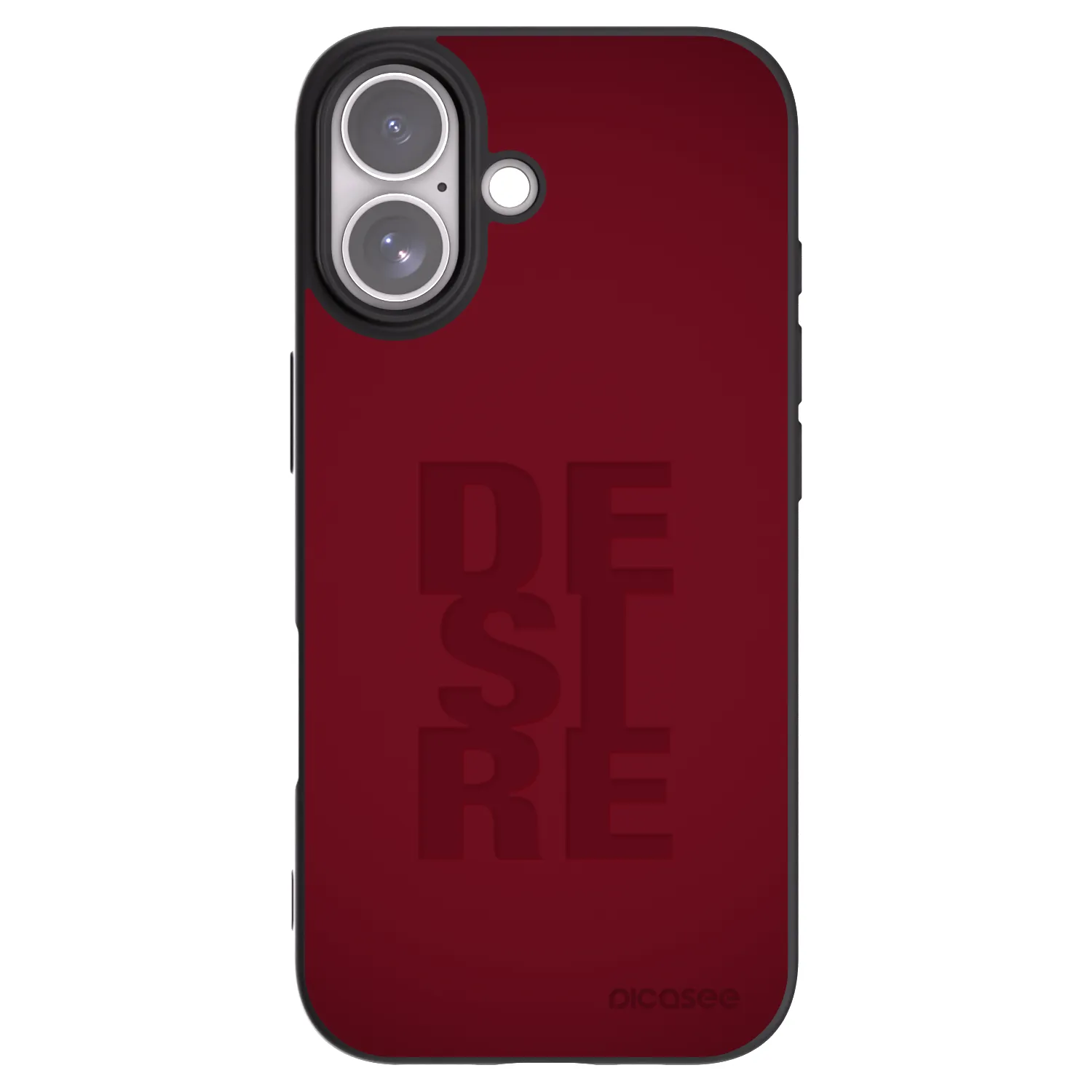Picasee silikonowe czarne etui na Apple iPhone 17 - Desire