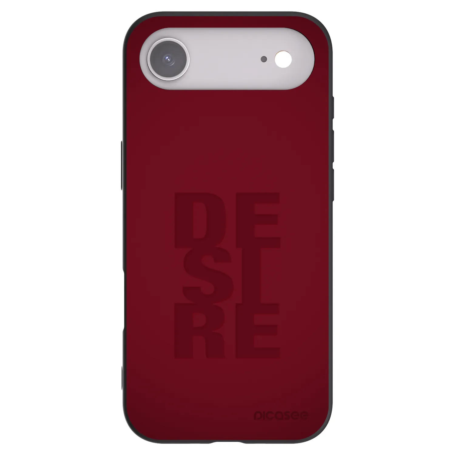 Picasee silikonowe czarne etui na Apple iPhone Air - Desire