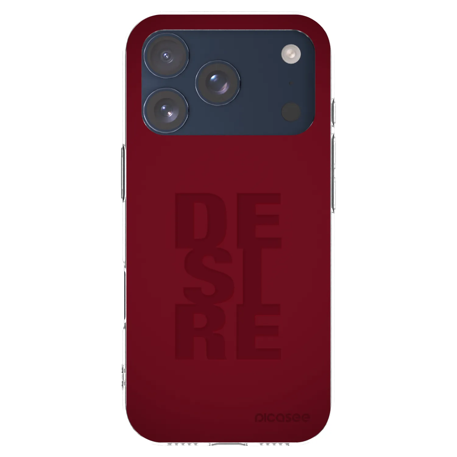 Picasee silikonowe przeźroczyste etui na Apple iPhone 17 Pro - Desire
