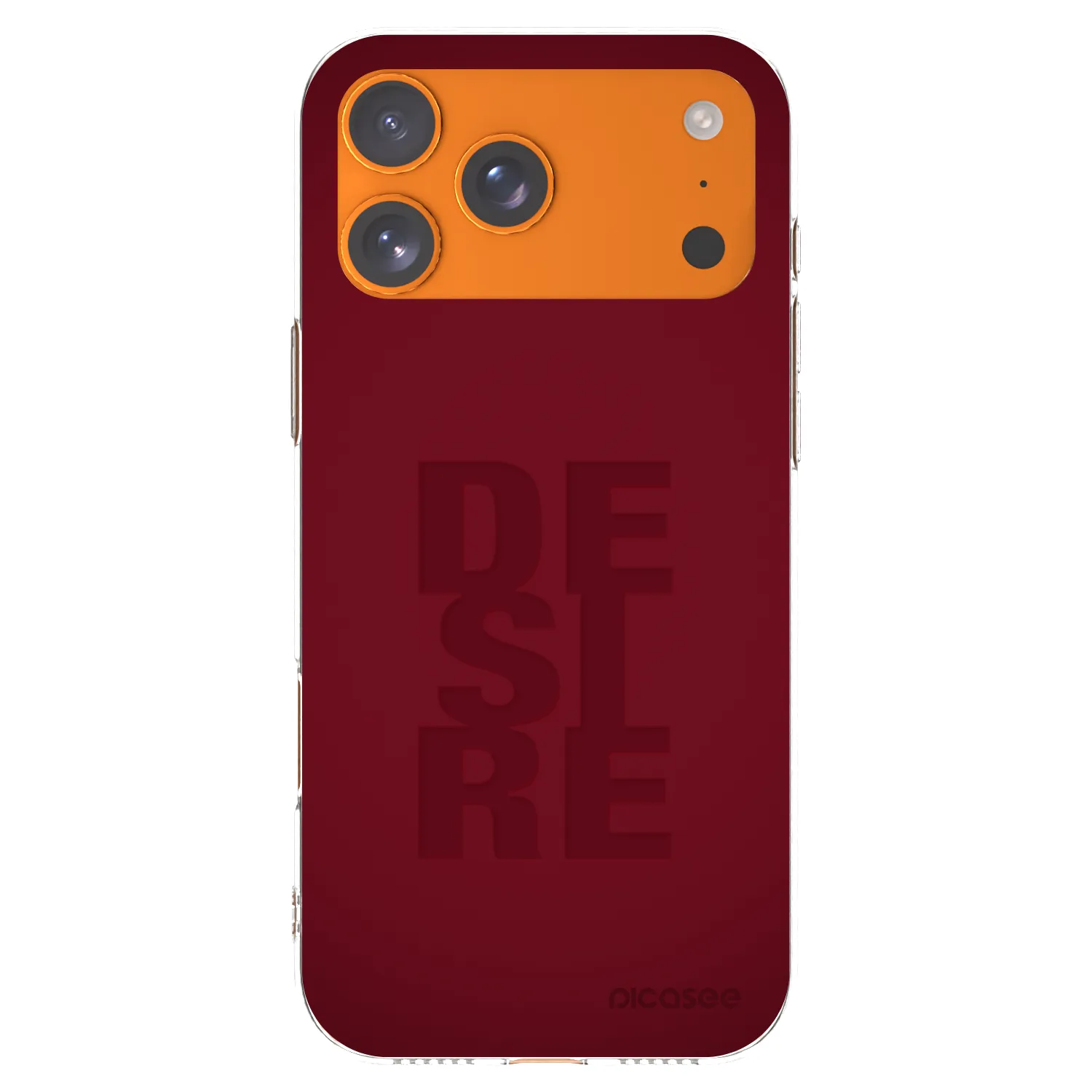 Picasee silikonowe przeźroczyste etui na Apple iPhone 17 Pro Max - Desire