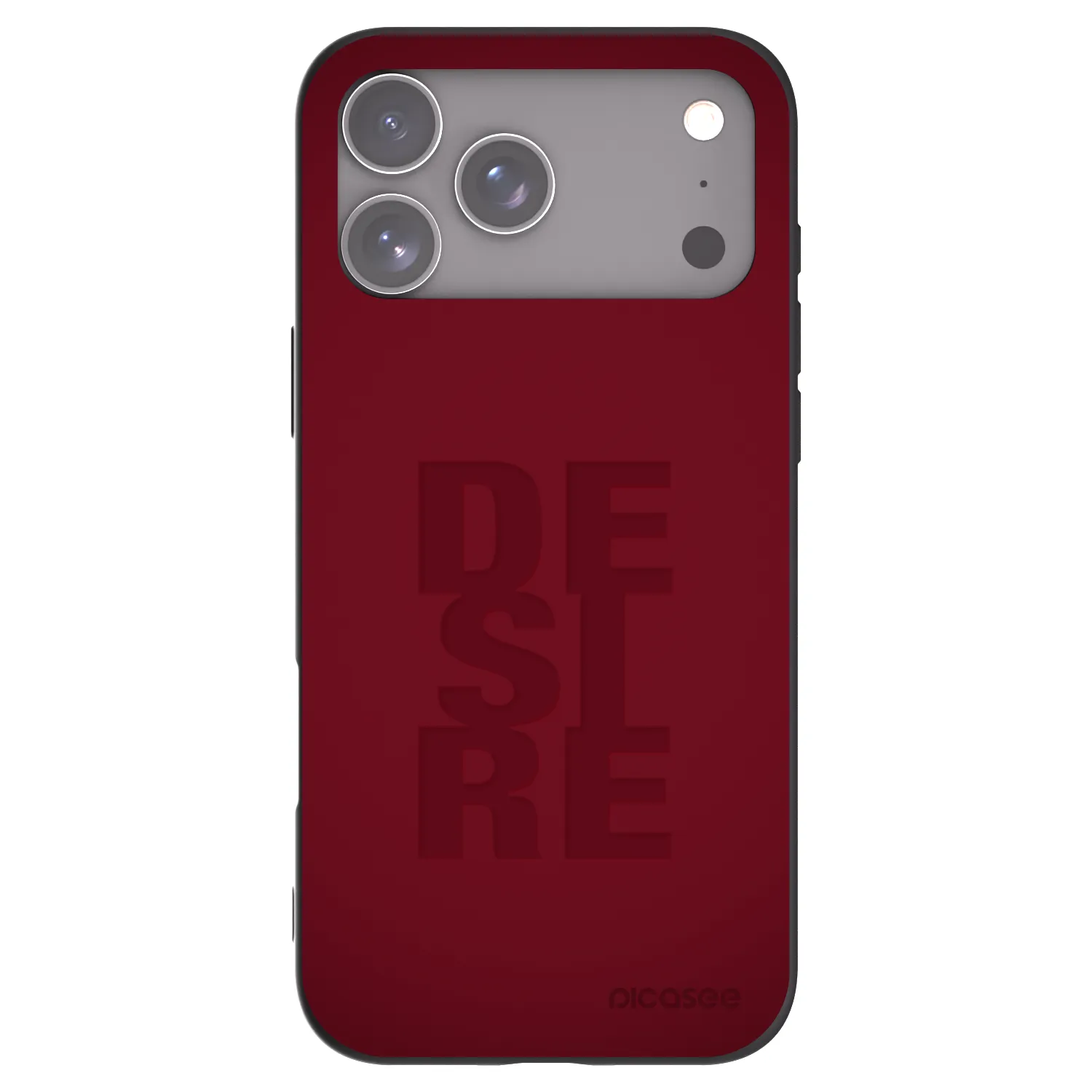 Picasee silikonowe czarne etui na Apple iPhone 17 Pro Max - Desire