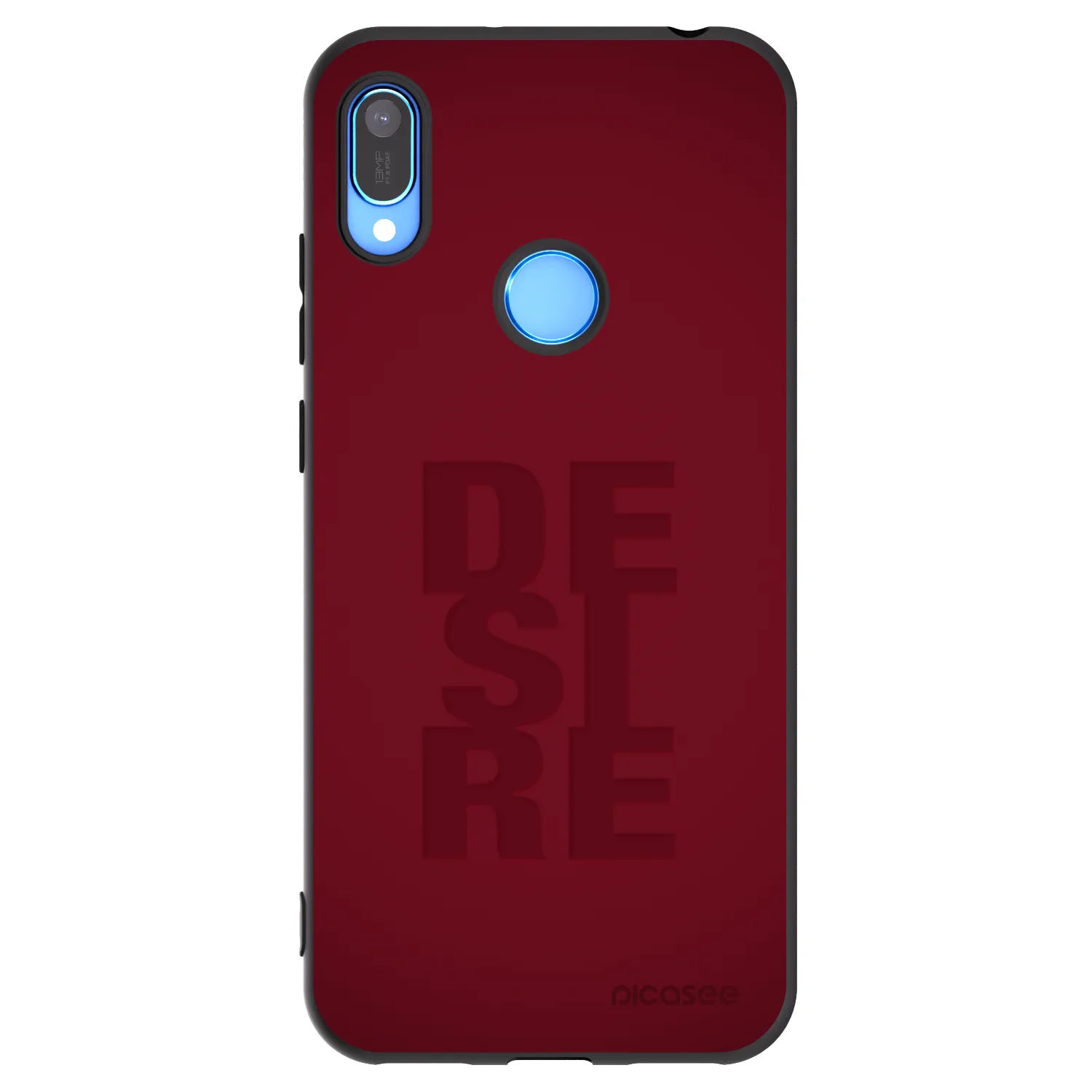 Picasee silikonowe czarne etui na Huawei Y6 2019 - Desire