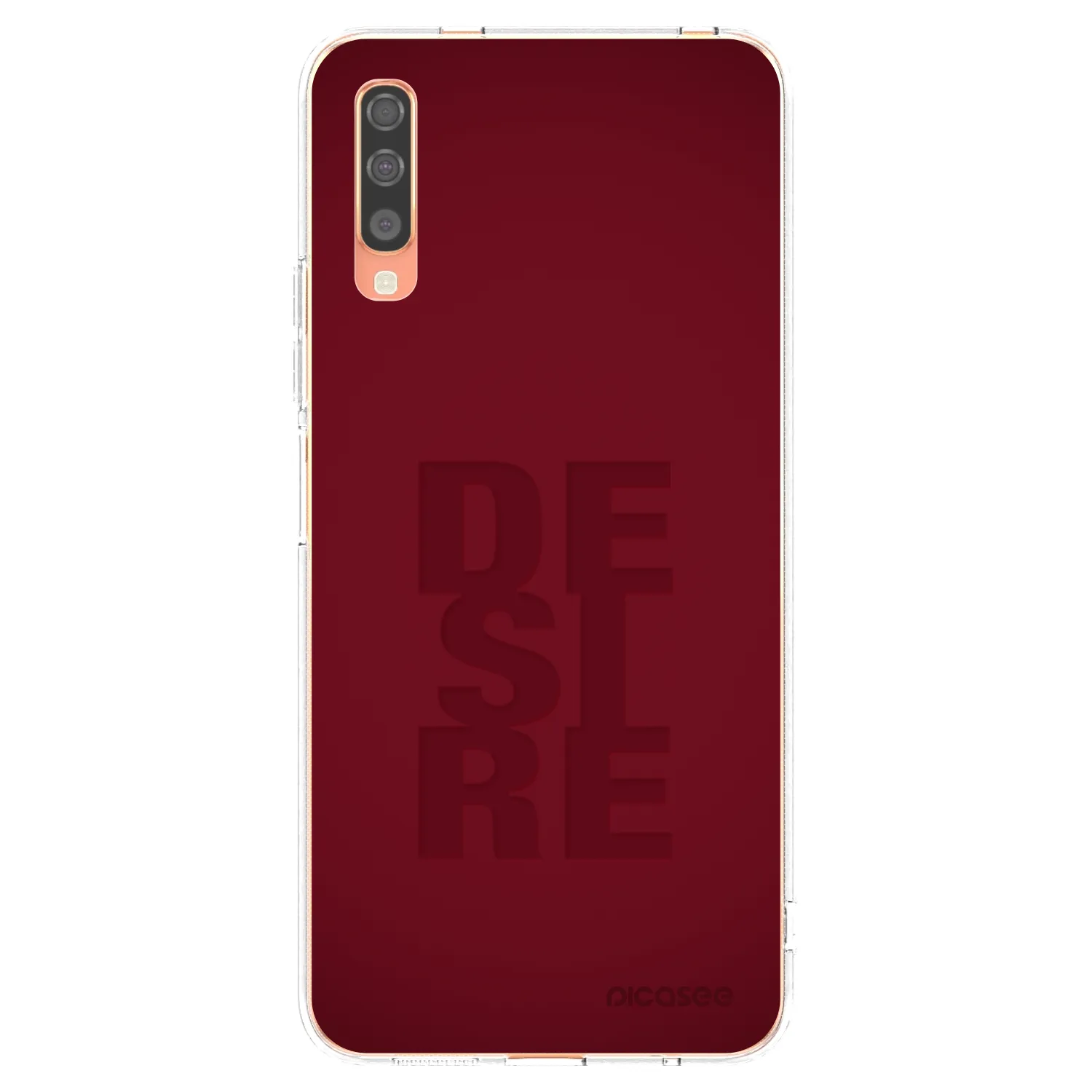 Picasee silikonowe przeźroczyste etui na Samsung Galaxy A70 A705F - Desire