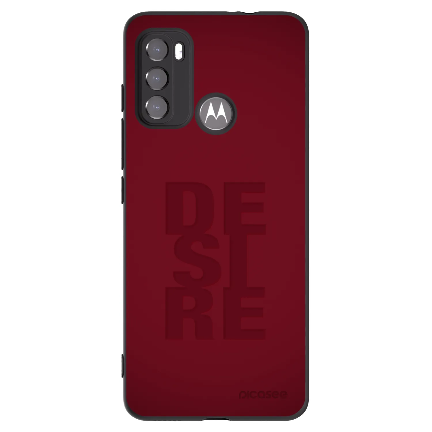 Picasee silikonowe czarne etui na Motorola Edge 60 5G - Desire