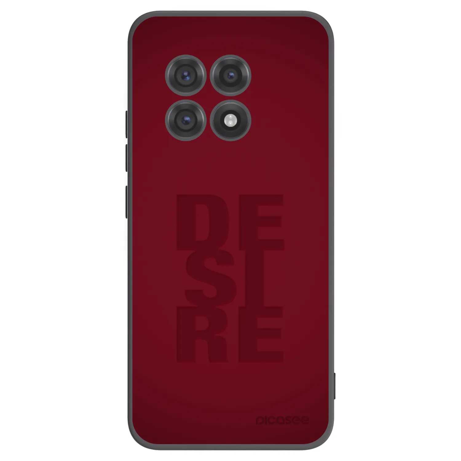 Picasee silikonowe czarne etui na OnePlus 13R 5G - Desire