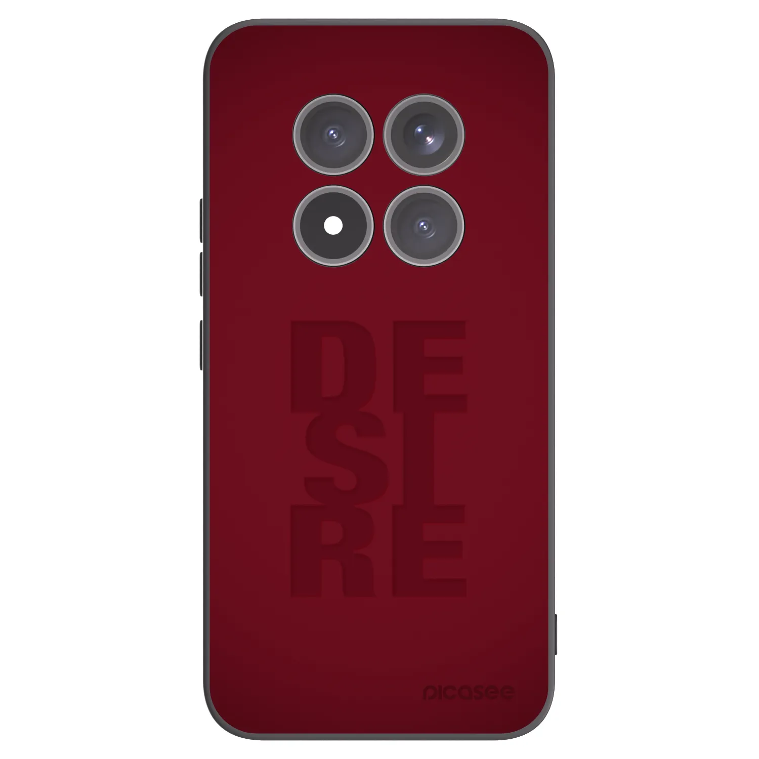 Picasee silikonowe czarne etui na Xiaomi Redmi Note 15 Pro+ - Desire