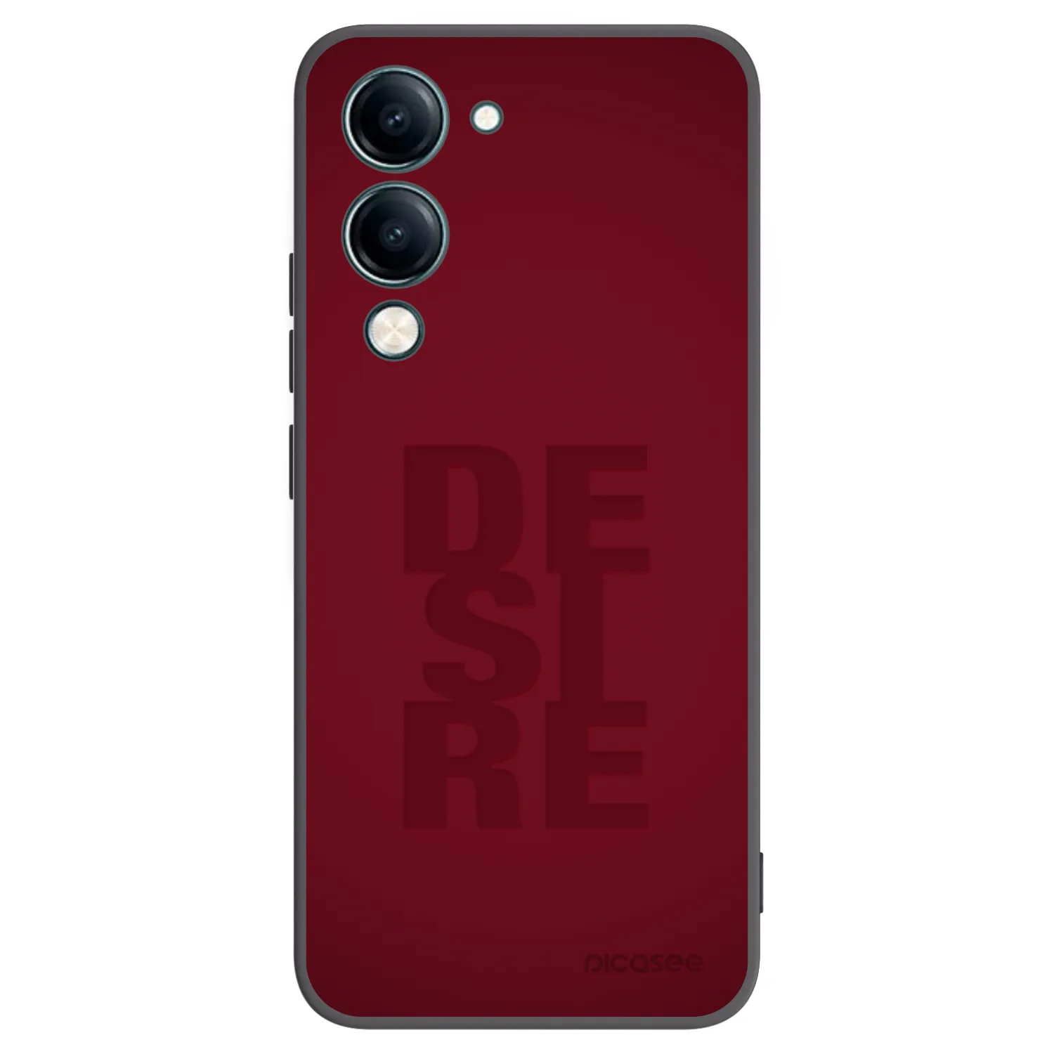 Picasee silikonowe czarne etui na Vivo Y29s 5G - Desire