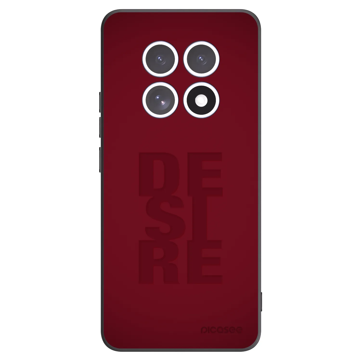 Picasee silikonowe czarne etui na Xiaomi Redmi Note 15 4G - Desire