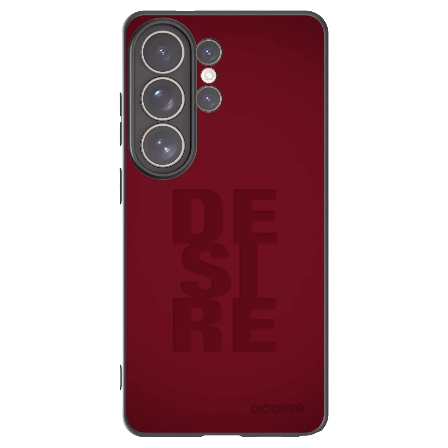 Picasee silikonowe czarne etui na Samsung Galaxy S26 Ultra - Desire